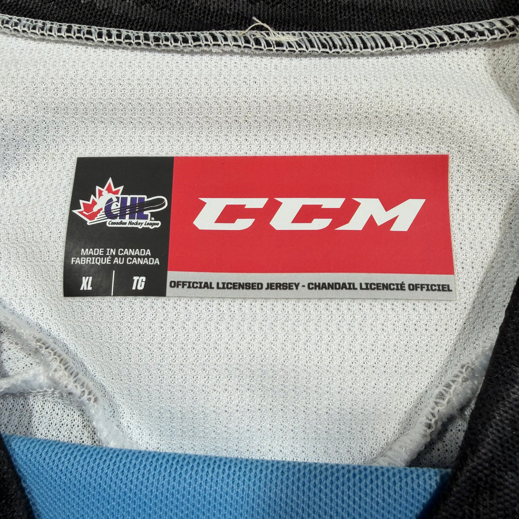 Gage Alexander Winnipeg Ice Signed WHL CCM Jersey - XL