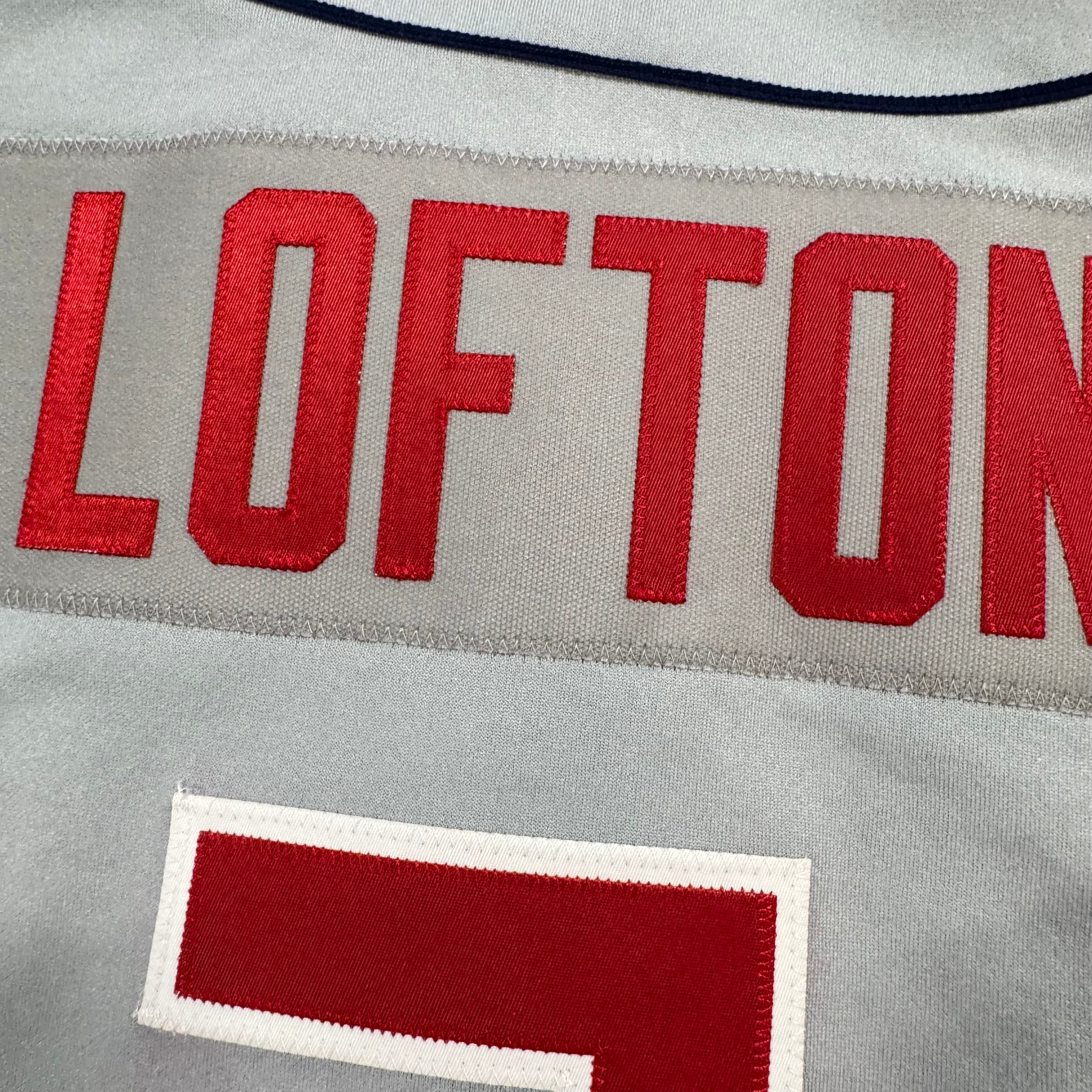 Kenny Lofton Cleveland Indians Vintage Authentic Russell MLB Jersey Size 40 Medium