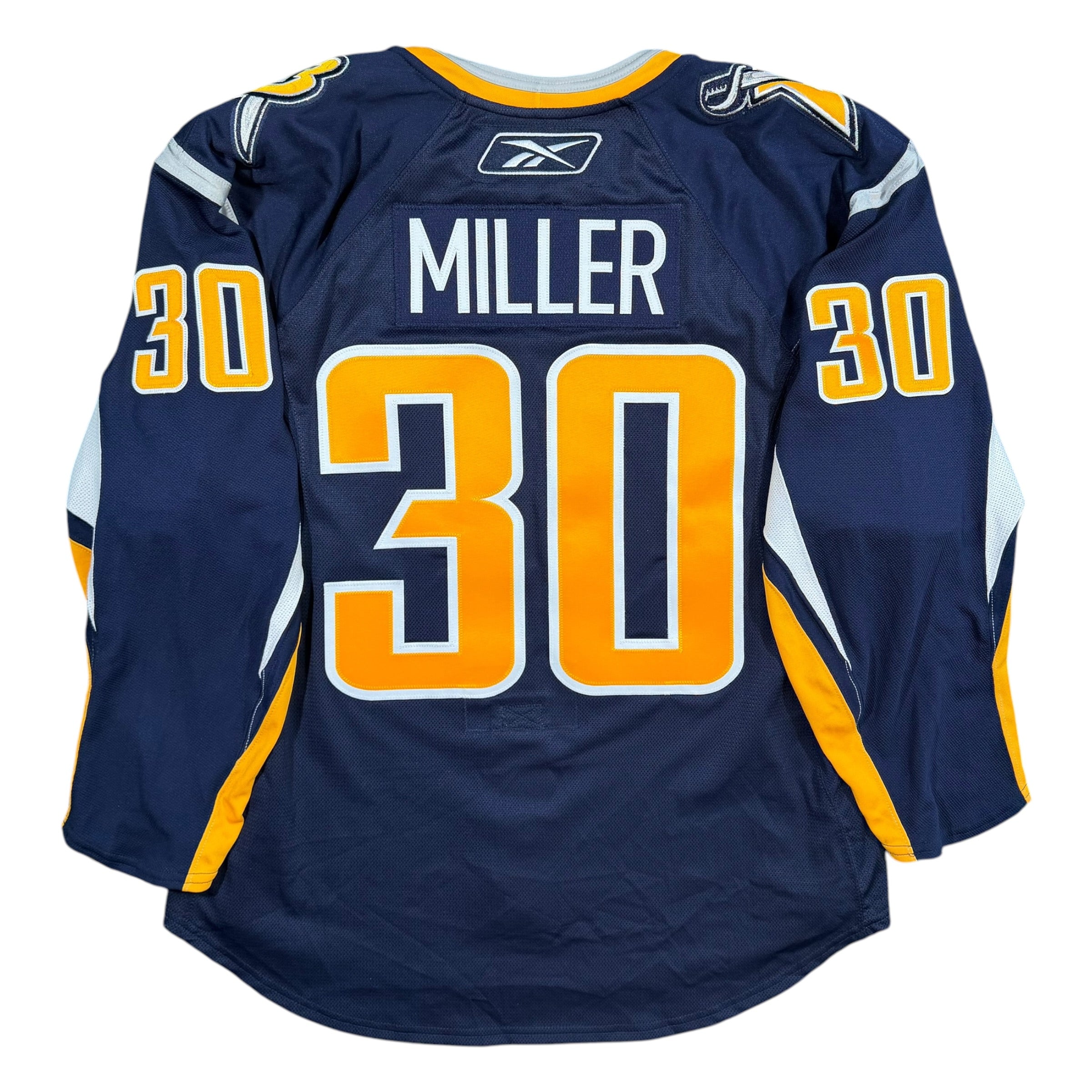 Ryan Miller Buffalo Sabres Slug Reebok Authentic MIC NHL Jersey - 52/Large