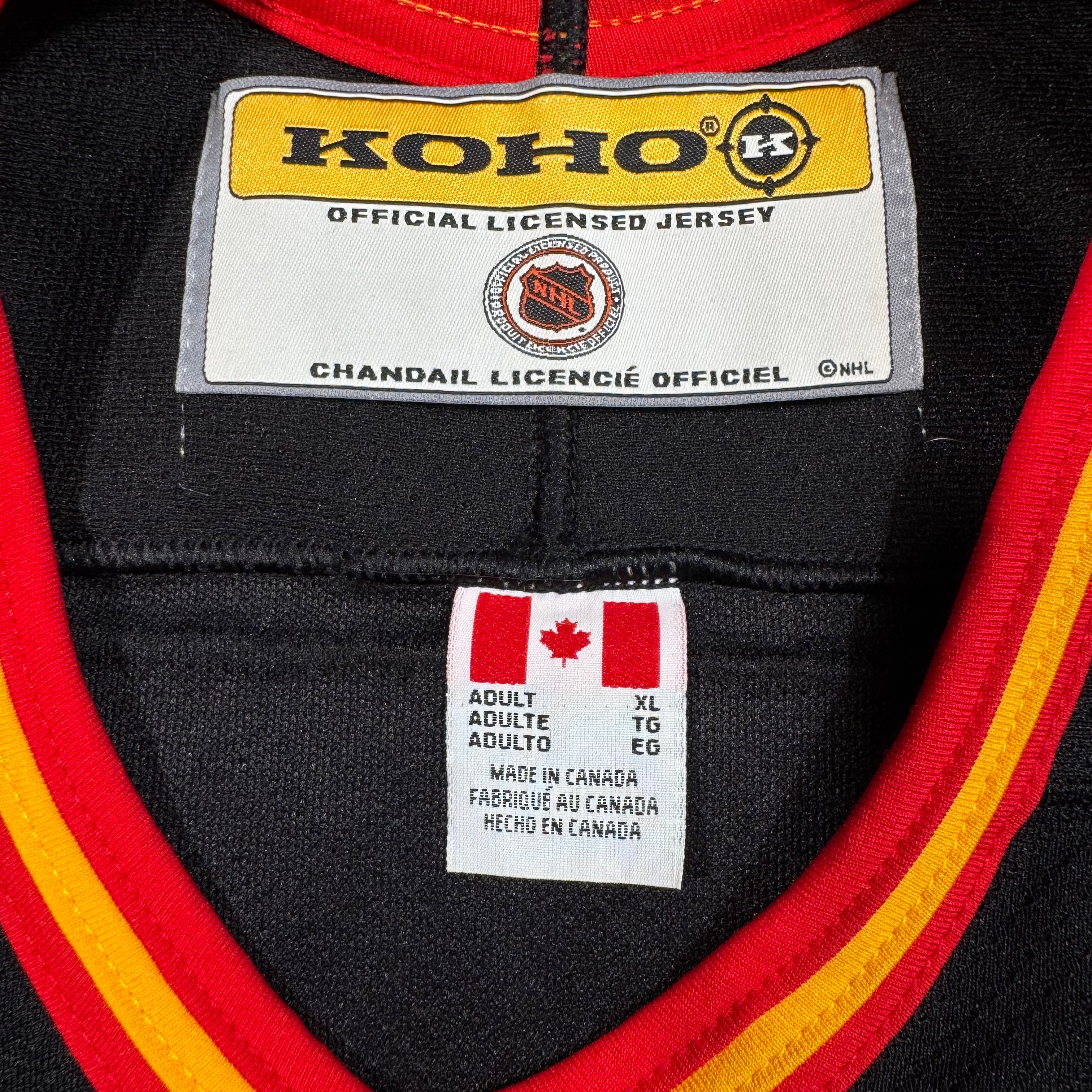 Jarome Iginla Calgary Flames Vintage Blasty Alternate Koho NHL Jersey Size XL