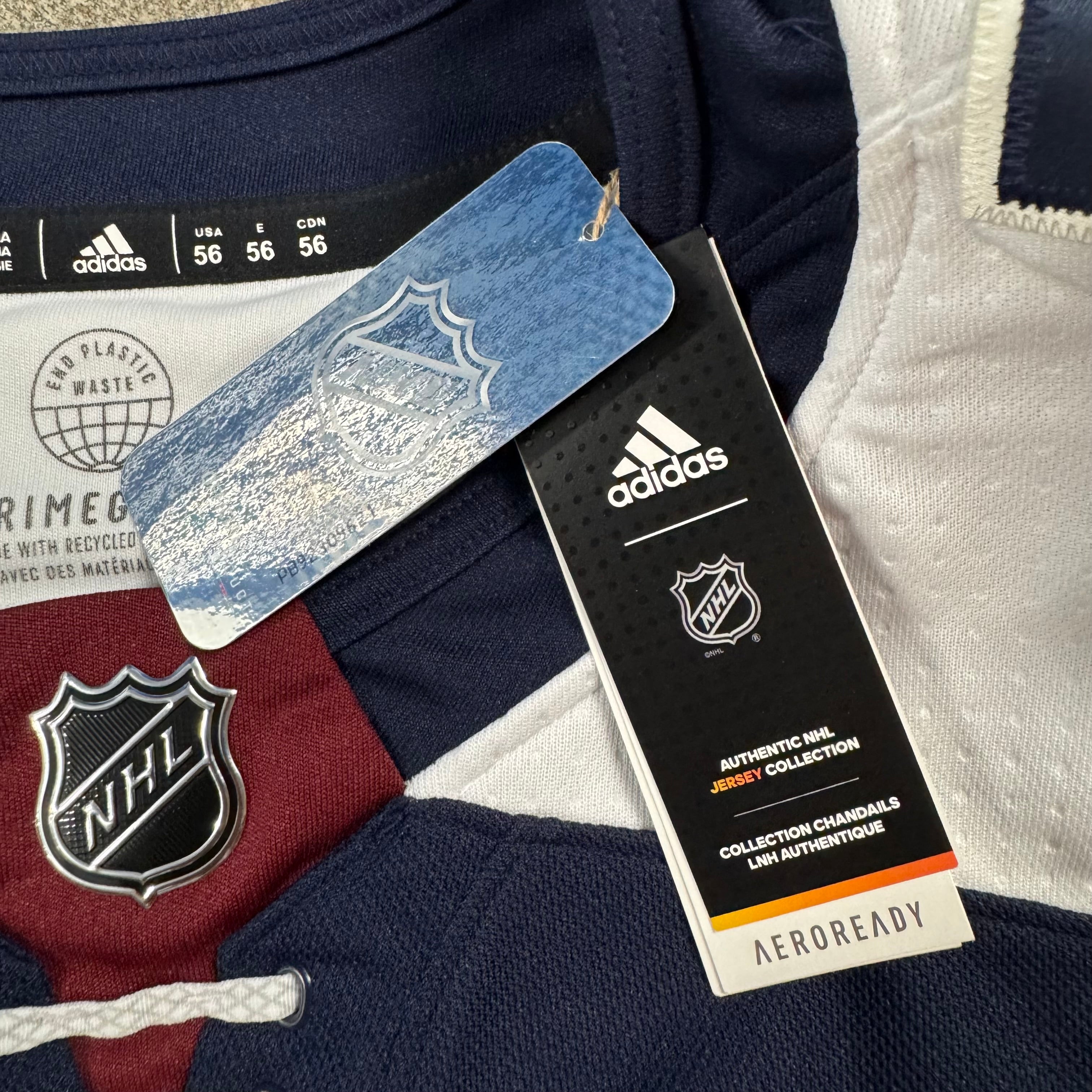 Colorado Avalanche Adidas Alternate NHL Hockey Jersey Size 56 XXL New