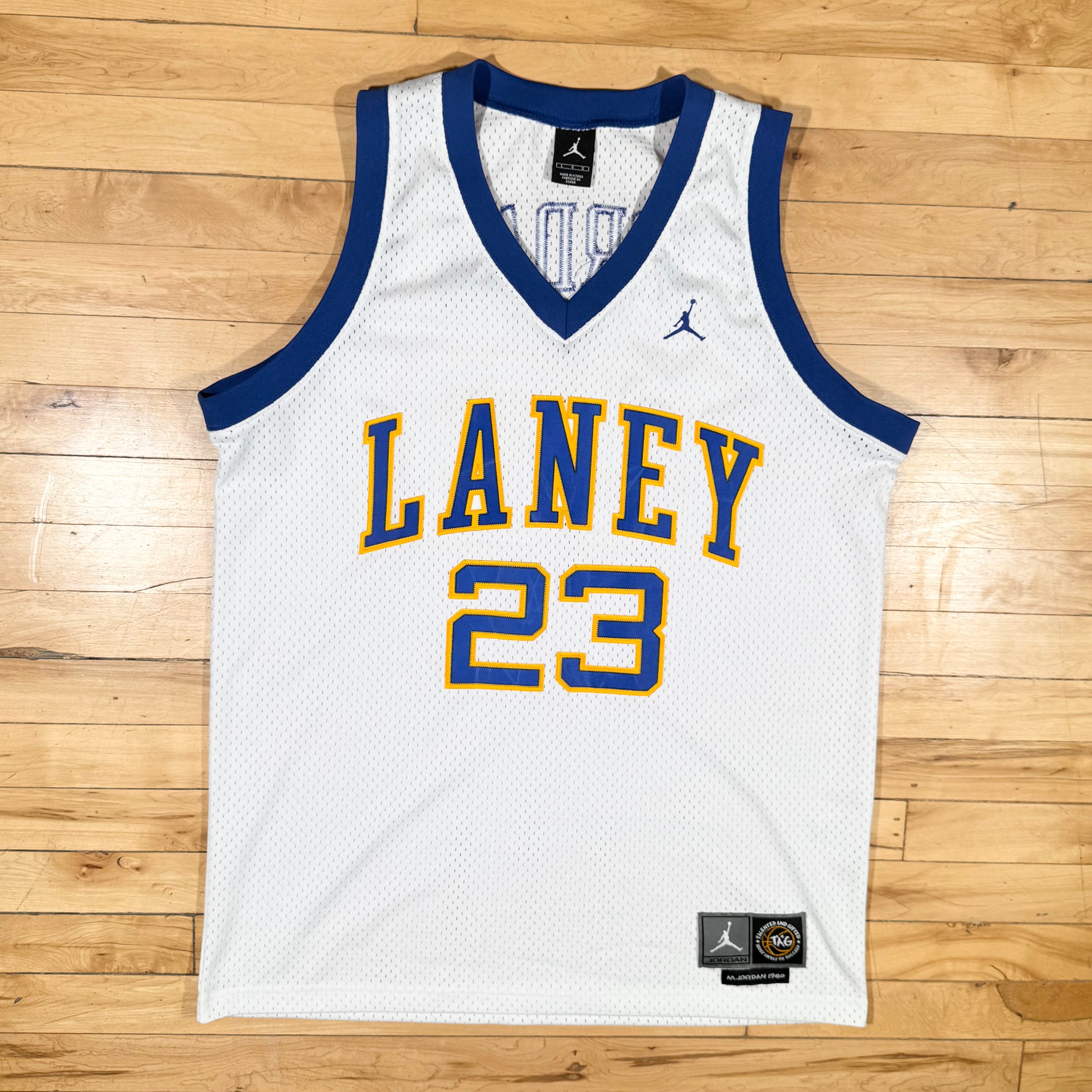Michael Jordan Laney High School Vintage Nike Jersey Size Large