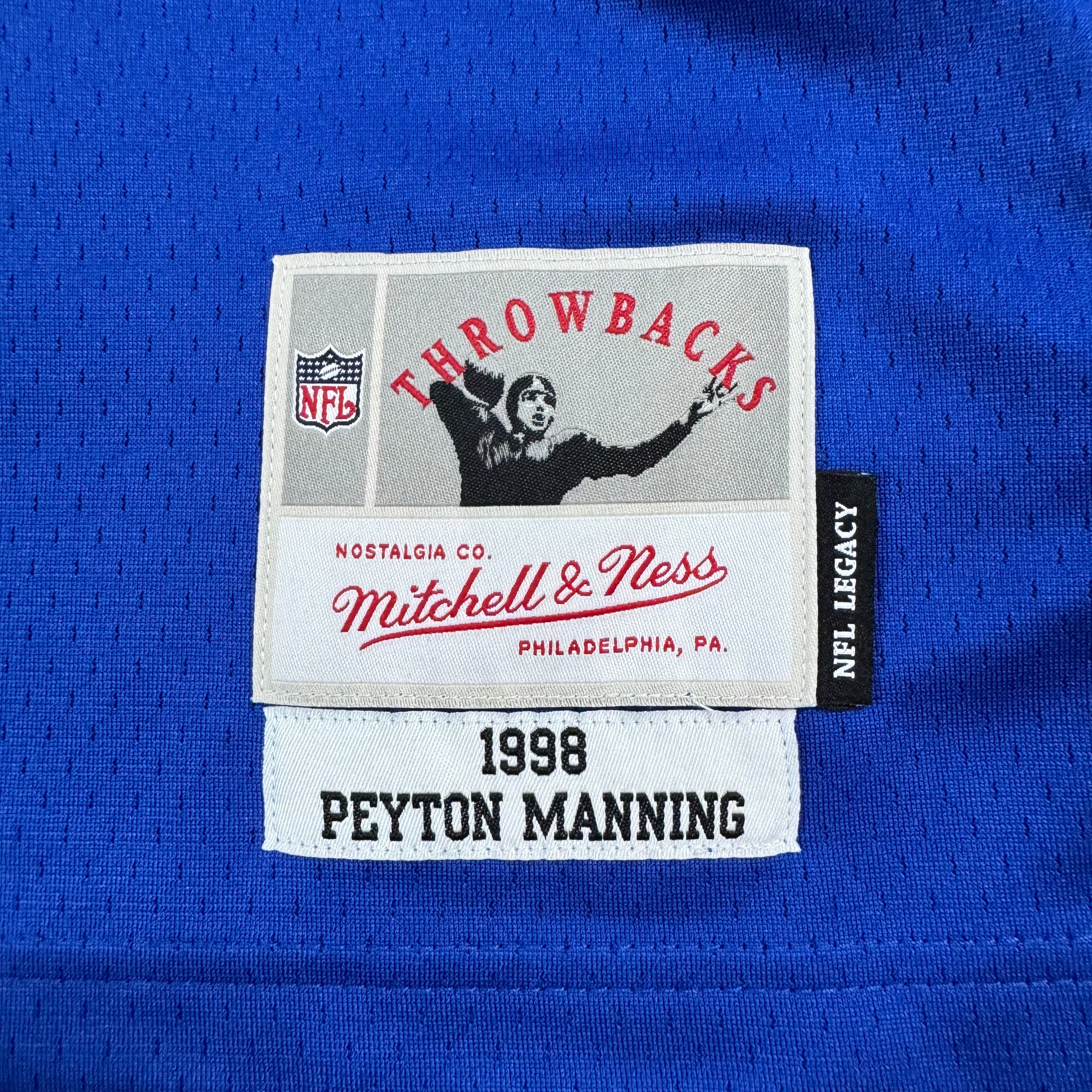 Peyton Manning Indianapolis Colts 1998 Mitchell & Ness NFL Jersey Size Medium