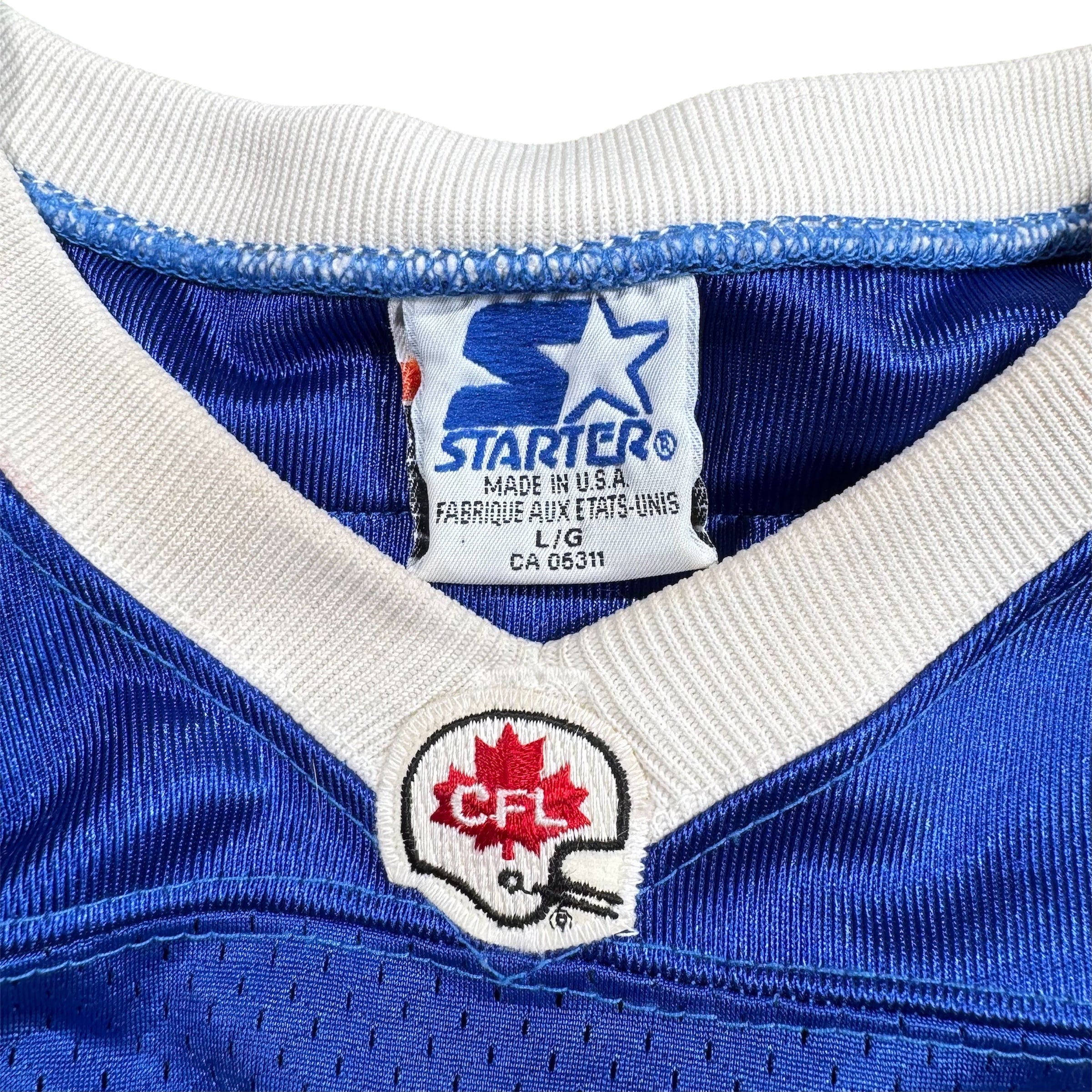 Lawrence Hatch Winnipeg Blue Bombers 1993 Game Worn Starter Jersey