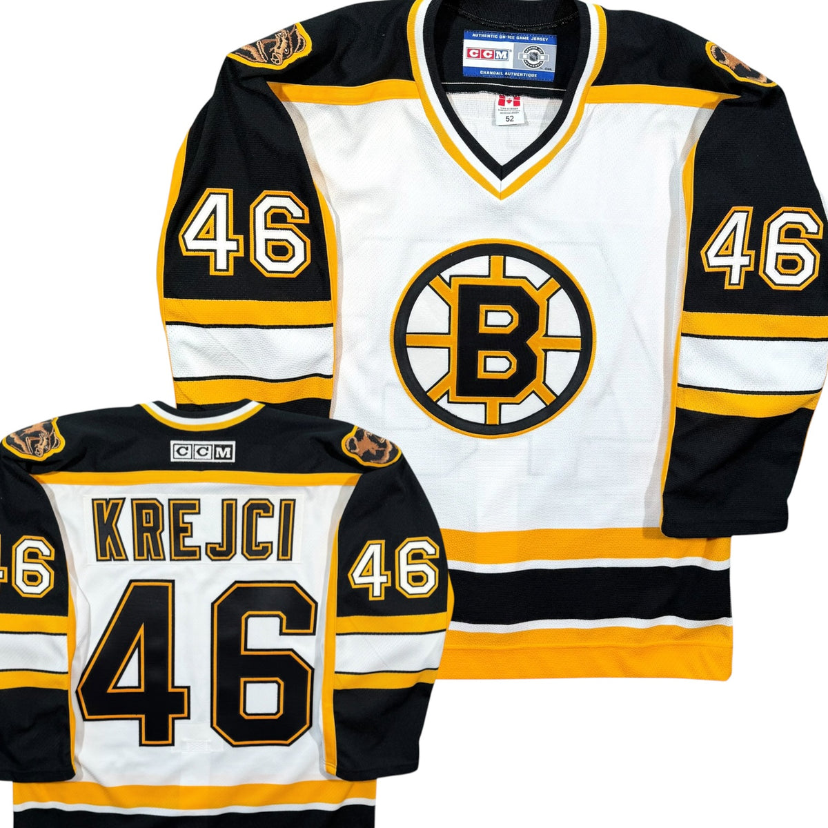 David Krejčí Boston Bruins Vintage CCM Authentic MIC NHL Jersey - 52/XL