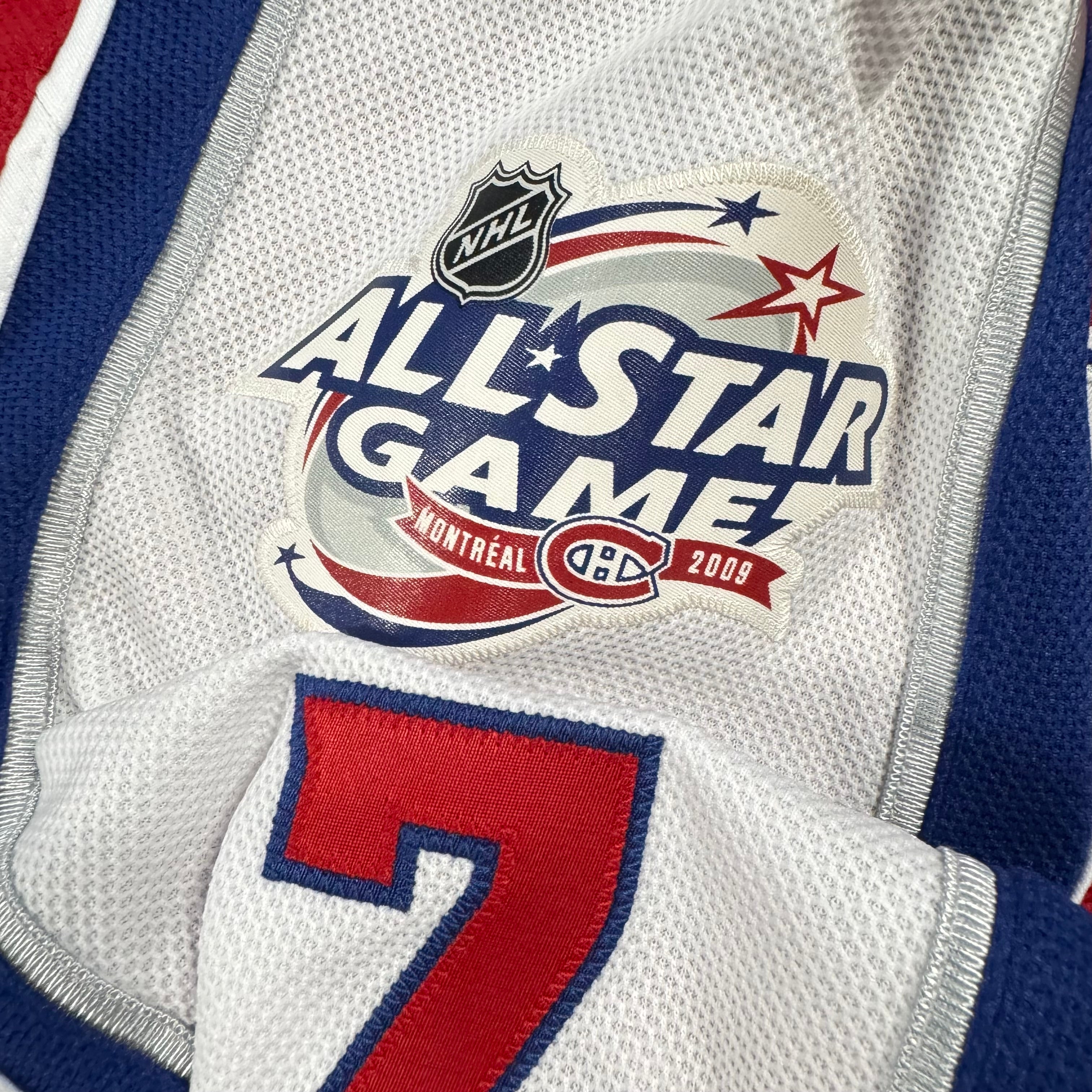 Jeff Carter 2009 All Star Vintage Reebok NHL Hockey Jersey Size Large