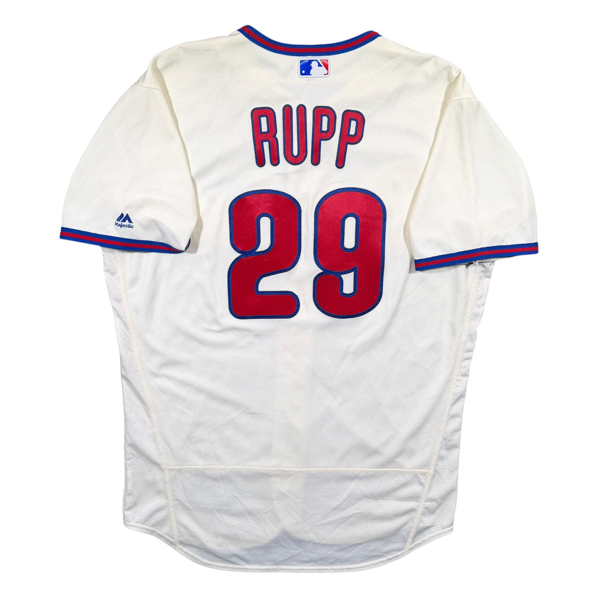 Cameron Rupp Philadelphia Phillies 2017/18 Game Issued Majestic MLB Jersey - 48/XL
