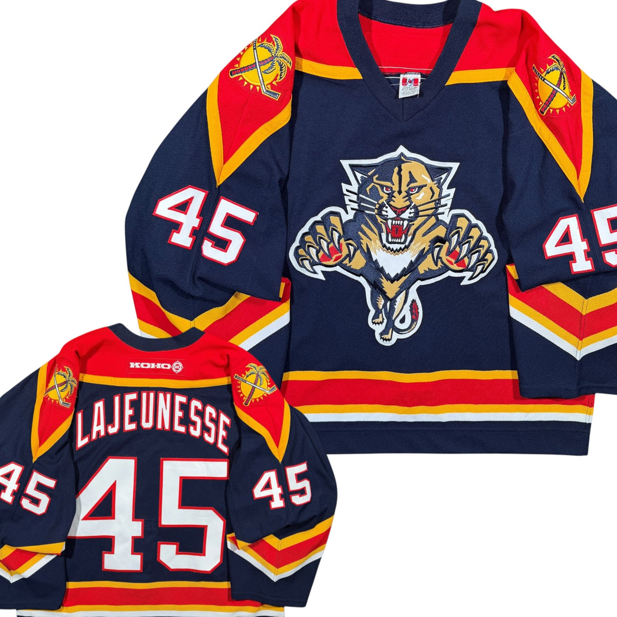 Simon Lajeunesse Florida Panthers 2003/04 Game Issued CCM NHL Jersey