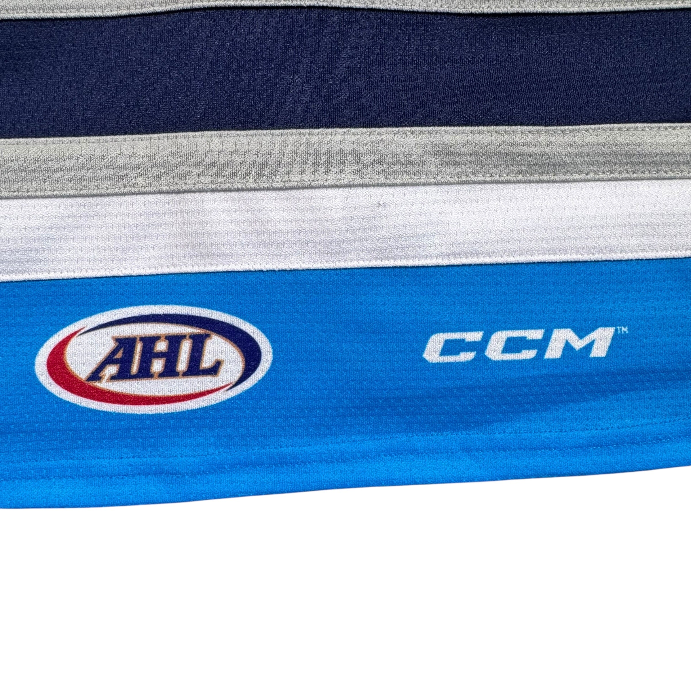 Manitoba Moose Alternate Team Issued CCM AHL Jersey Size 56 STRIPPED