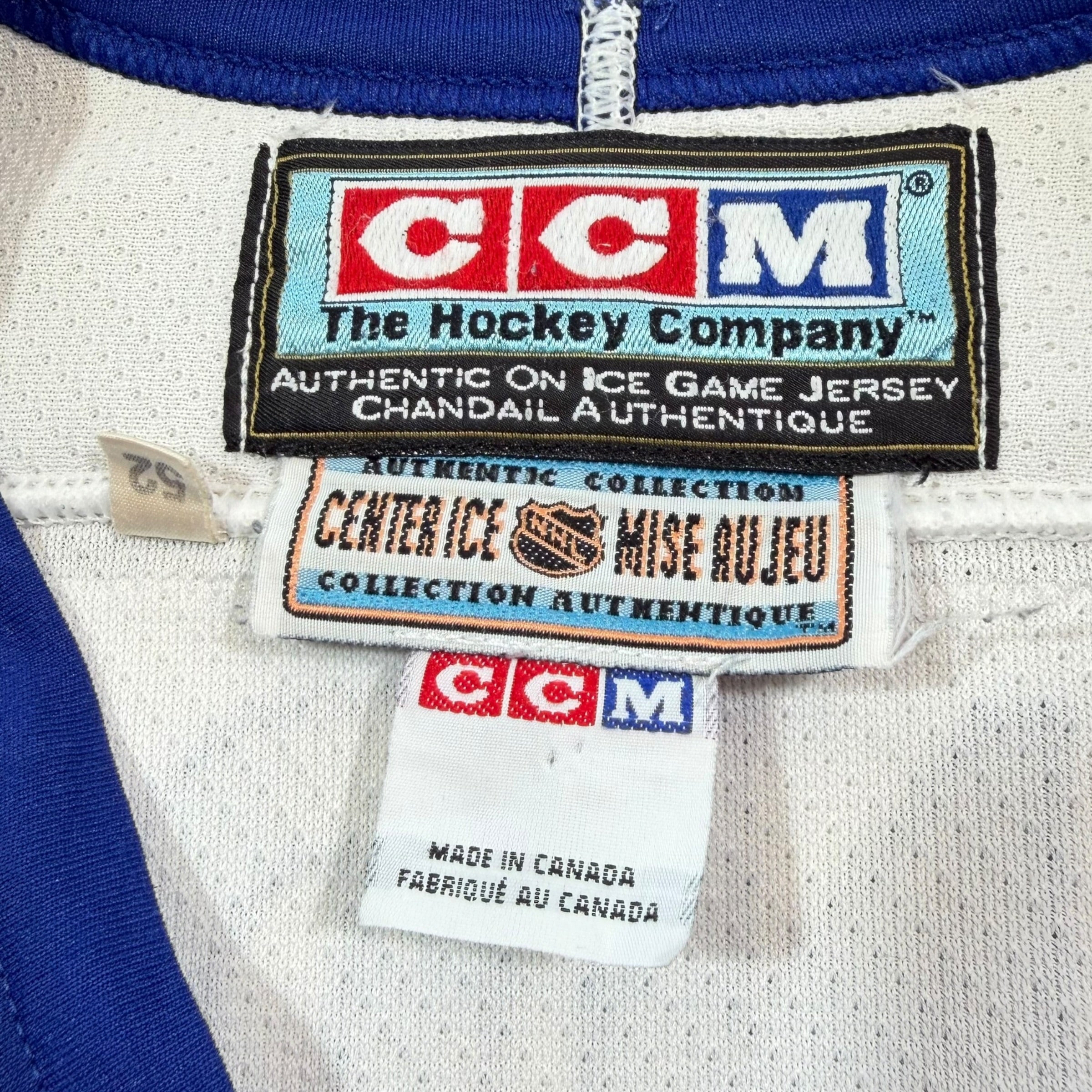Mats Sundin Toronto Maple Leafs Vintage CCM MIC Authentic NHL Jersey - 52/XL