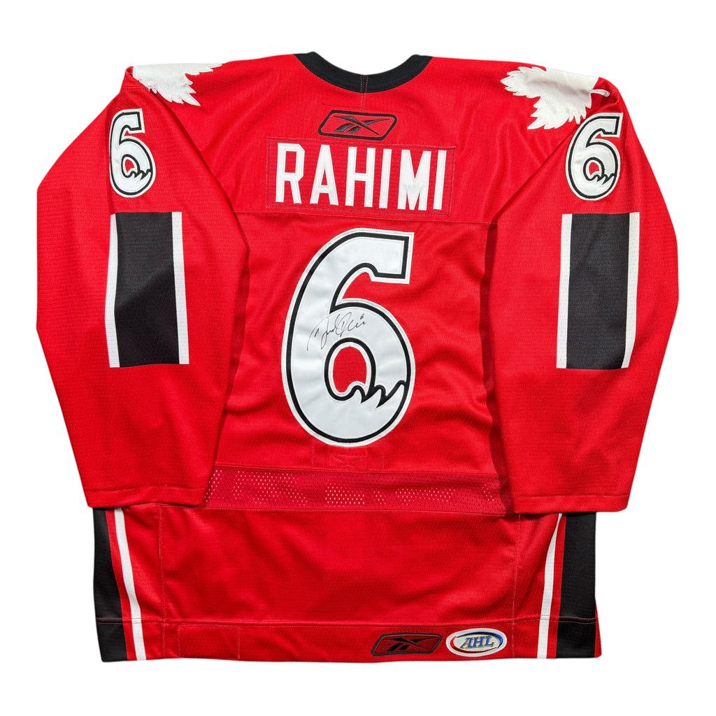 Daniel Rahimi Manitoba Moose 2008/09 Team Canada Game Worn Reebok AHL Jersey