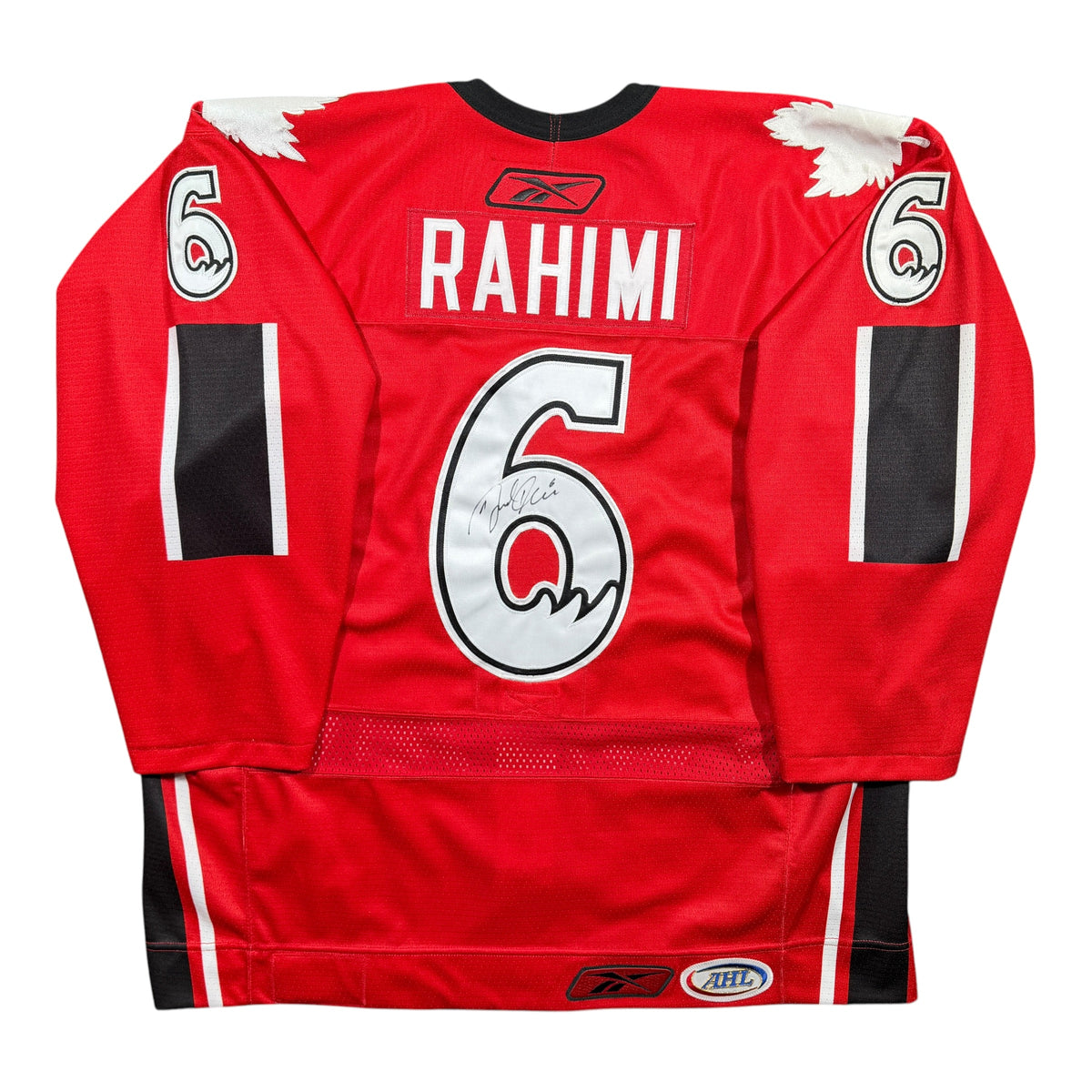 Daniel Rahimi Manitoba Moose 2008/09 Team Canada Game Worn Reebok AHL Jersey