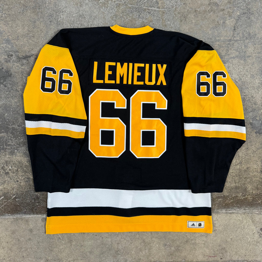 Mario Lemieux Pittsburgh Penguins Adidas NHL Hockey Jersey Size 54 XL
