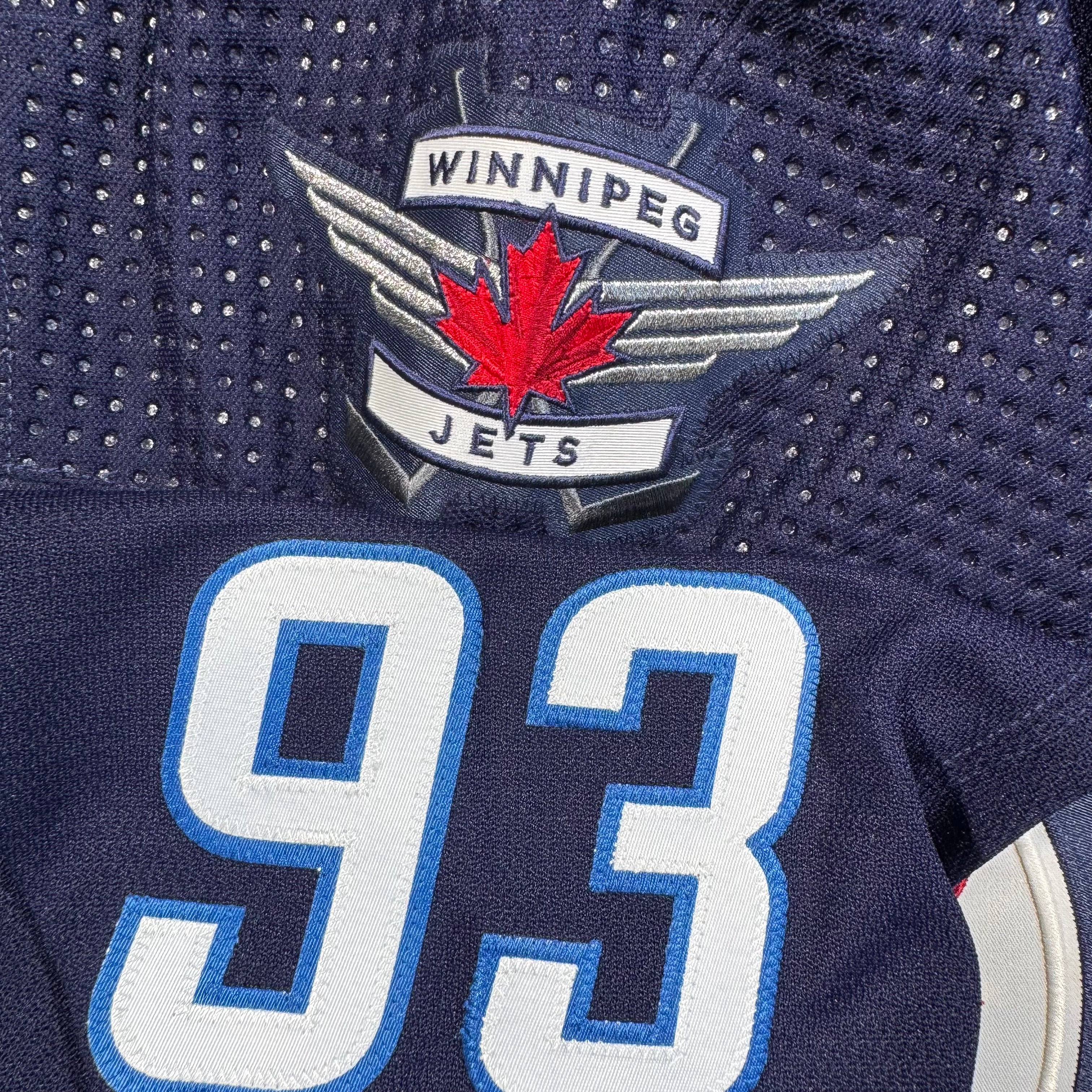 Mark Liwiski Winnipeg Jets 2022/23 Game Worn/Issued NHL Adidas Jersey