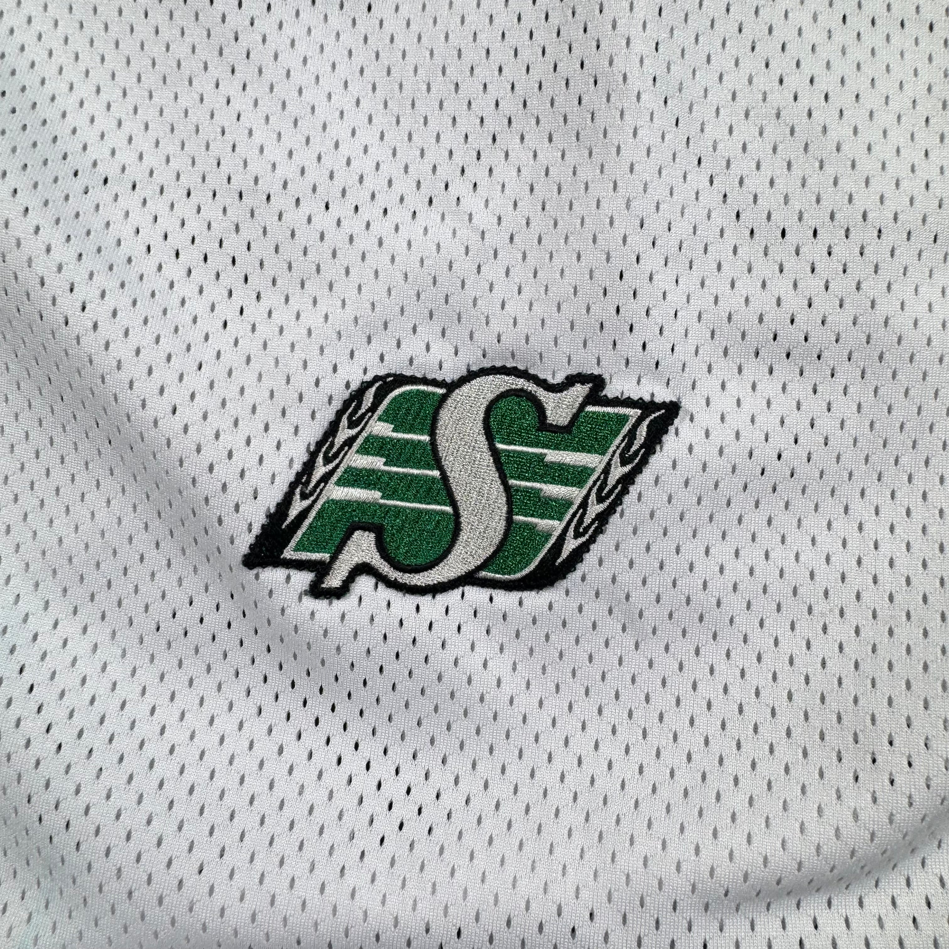 Corey Watman Saskatchewan Roughriders 2015 Game Worn CFL Reebok Jersey