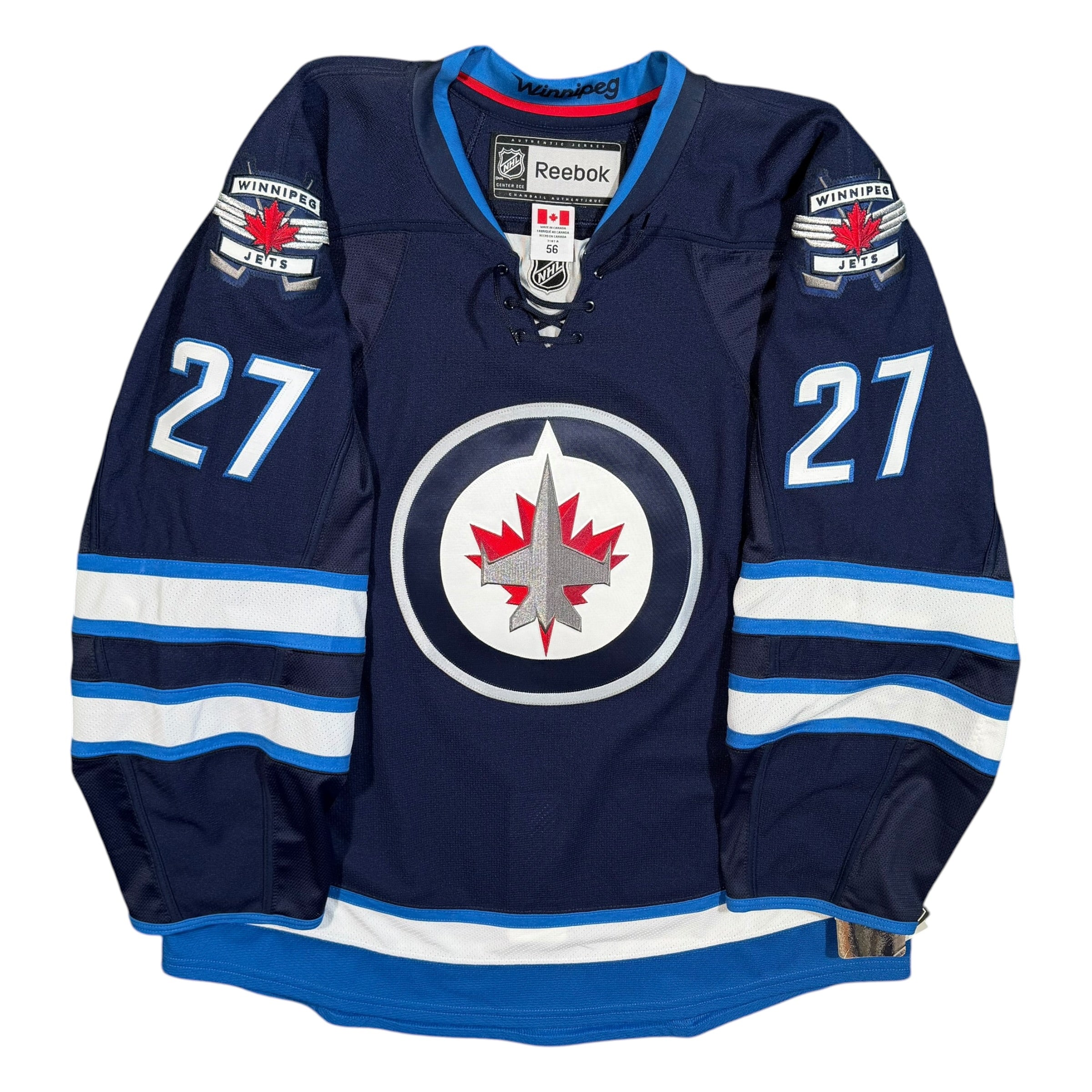 Nikolaj Ehlers Winnipeg Jets Signed Authentic MIC NHL Jersey - 56/XXL