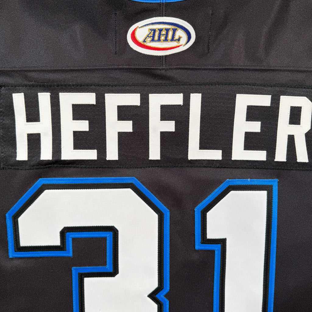 Eric Heffler Springfield Falcons 2003/04 Game Worn SP AHL Jersey COA