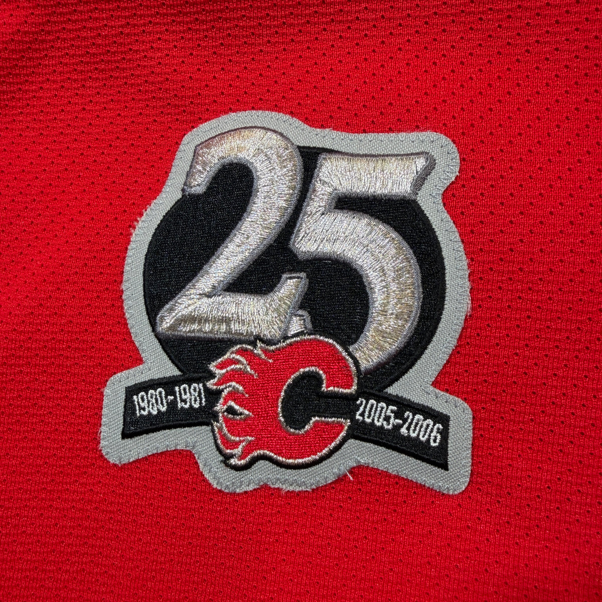 Tyler Johnson Calgary Flames 2005/06 Game Issued Reebok NHL Jersey COA