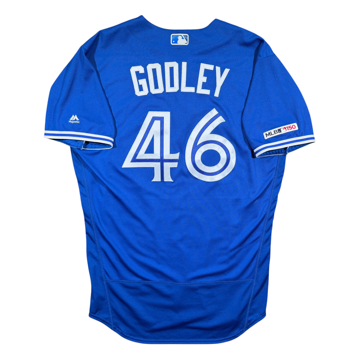 Zack Godley Toronto Blue Jays 2019 Game Issued Majestic MLB Jersey - 48/XL