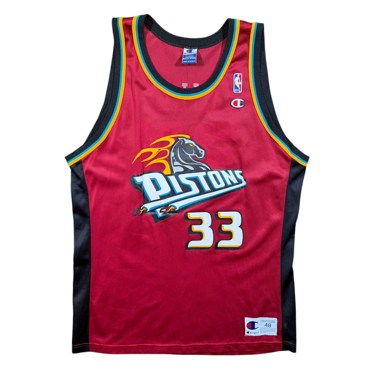 Grant Hill Detroit Pistons Vintage Champion Alternate NBA Jersey - 48/XL