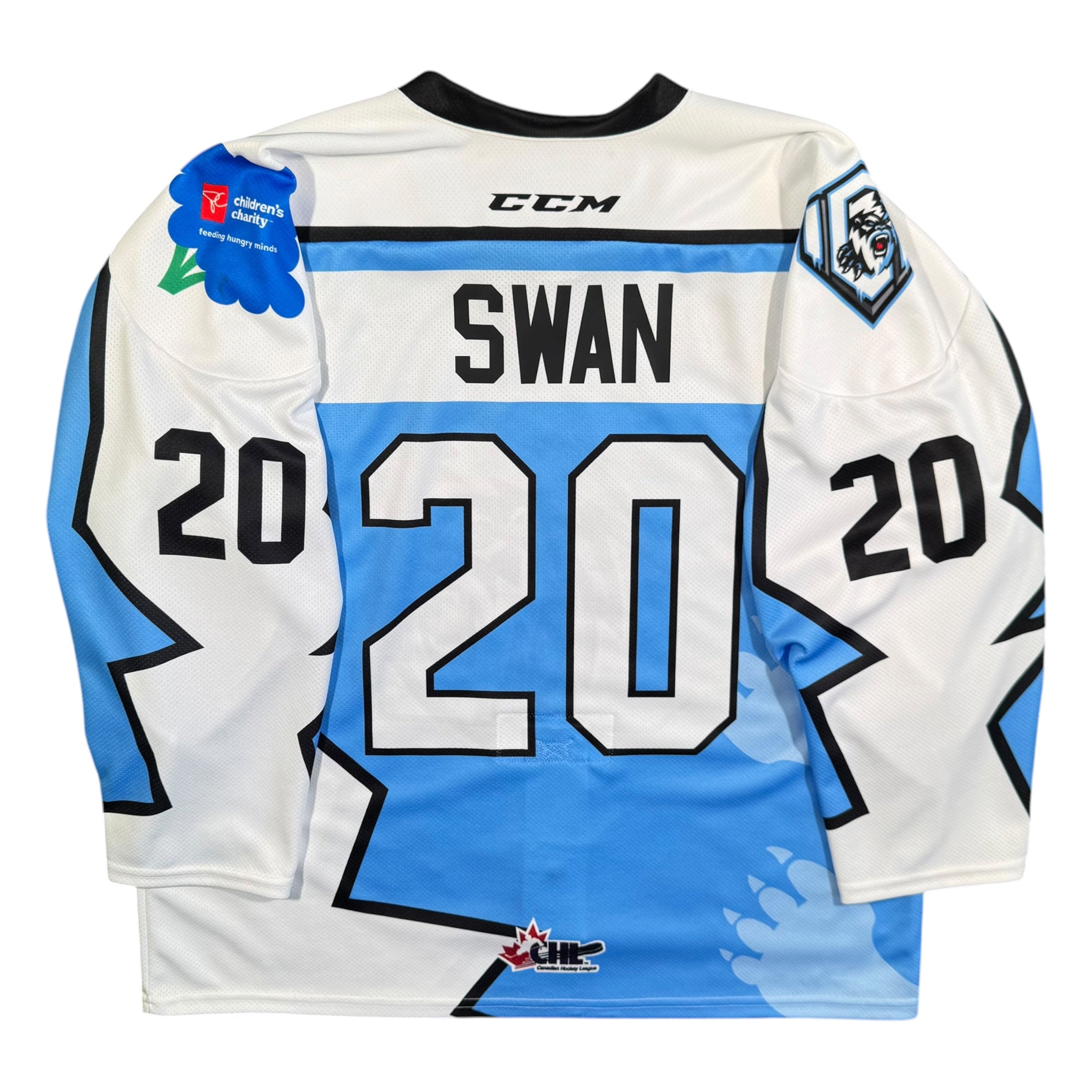 Sequoia Swan Winnipeg Ice 2021/22 Super Store Game Issued WHL Jersey
