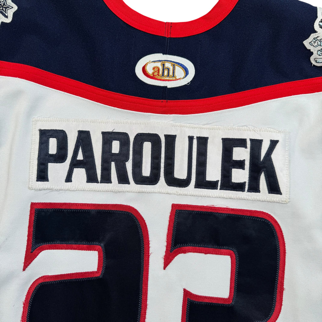 Martin Paroulek Syracuse Crunch Game Worn 2001/02 AHL SP Jersey COA