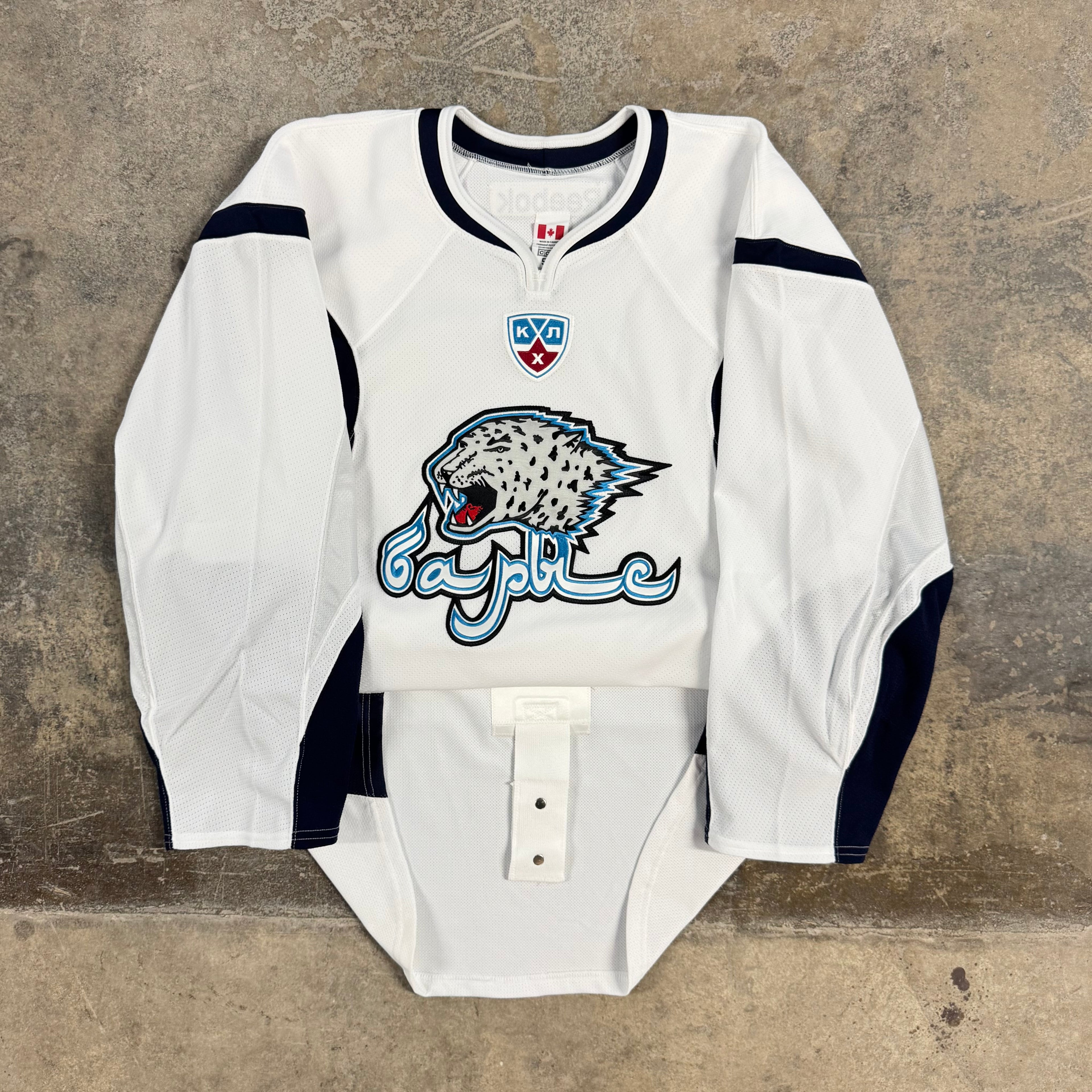 Barys Astana Authentic MIC Reebok Edge KHL Hockey Jersey Size 56