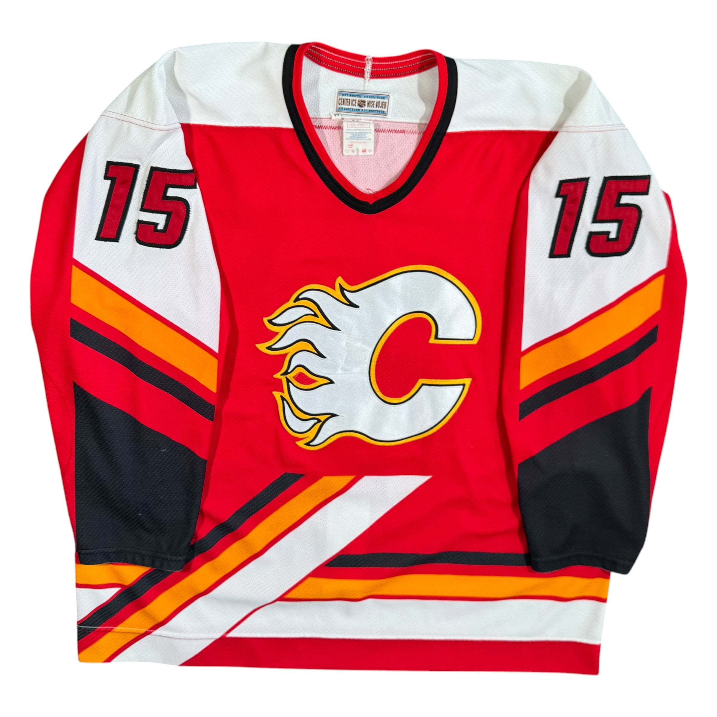 Sandy McCarthy Calgary Flames Vintage CCM Authentic MIC NHL Jersey Size 54