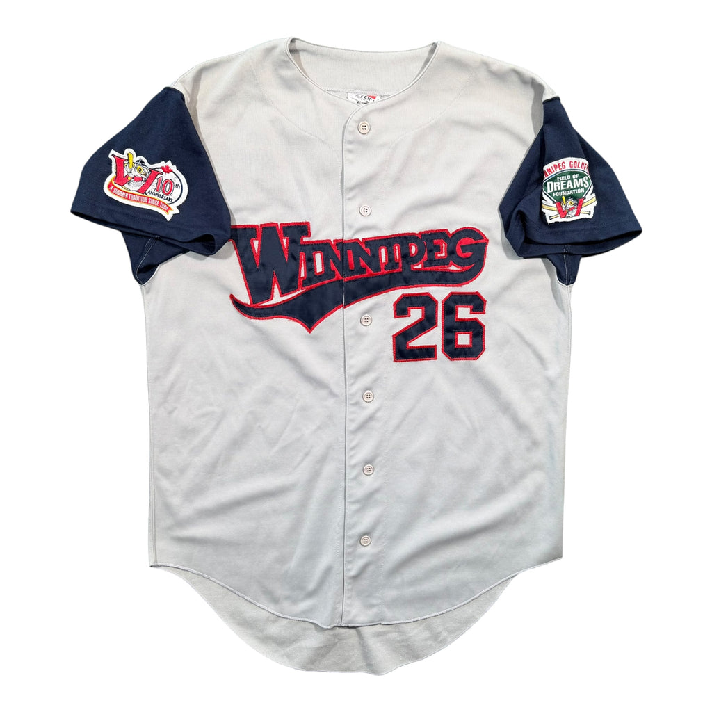 Jake McMurray Winnipeg Goldeyes 2003 Game Worn Jersey - XL