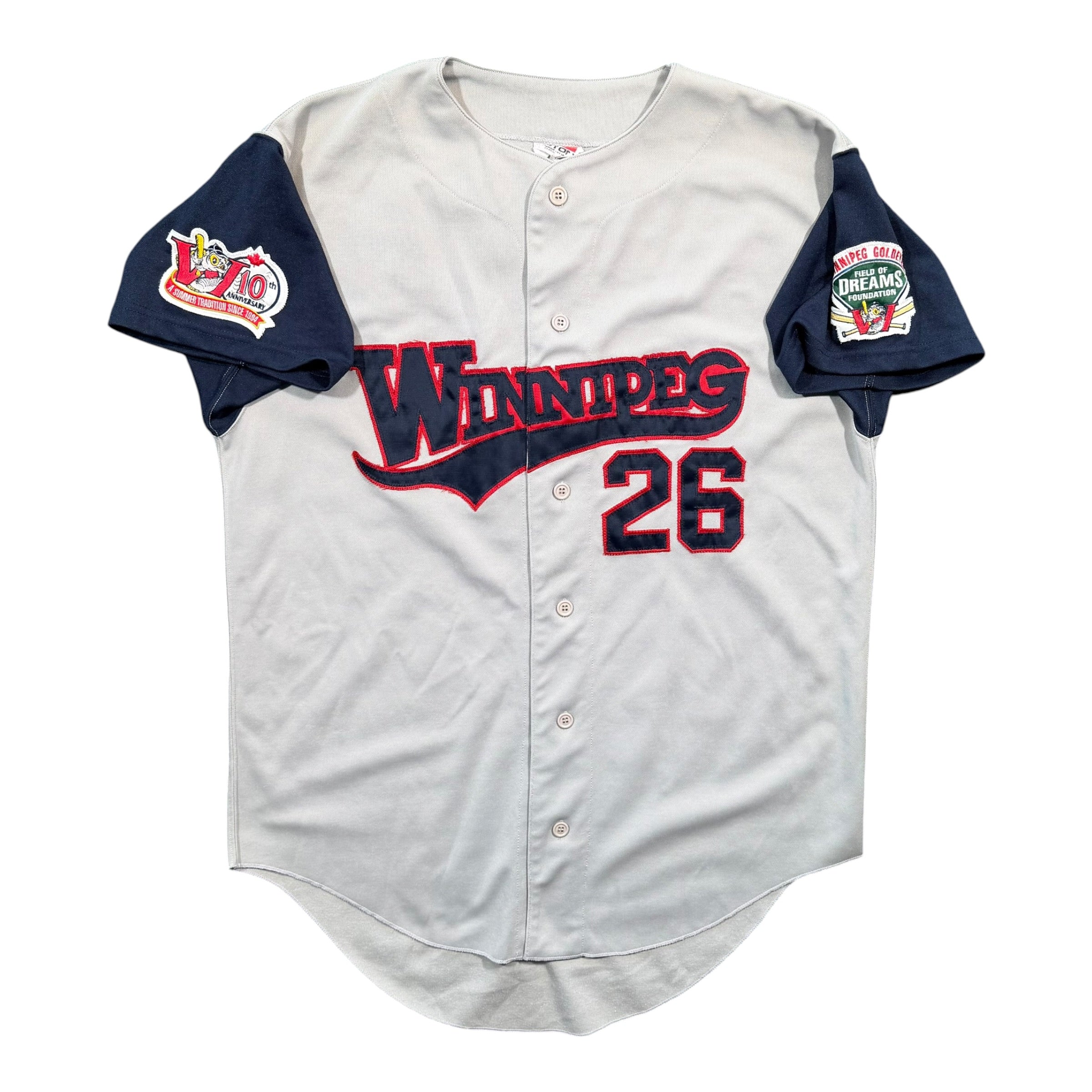 Jake McMurray Winnipeg Goldeyes 2003 Game Worn Jersey - XL