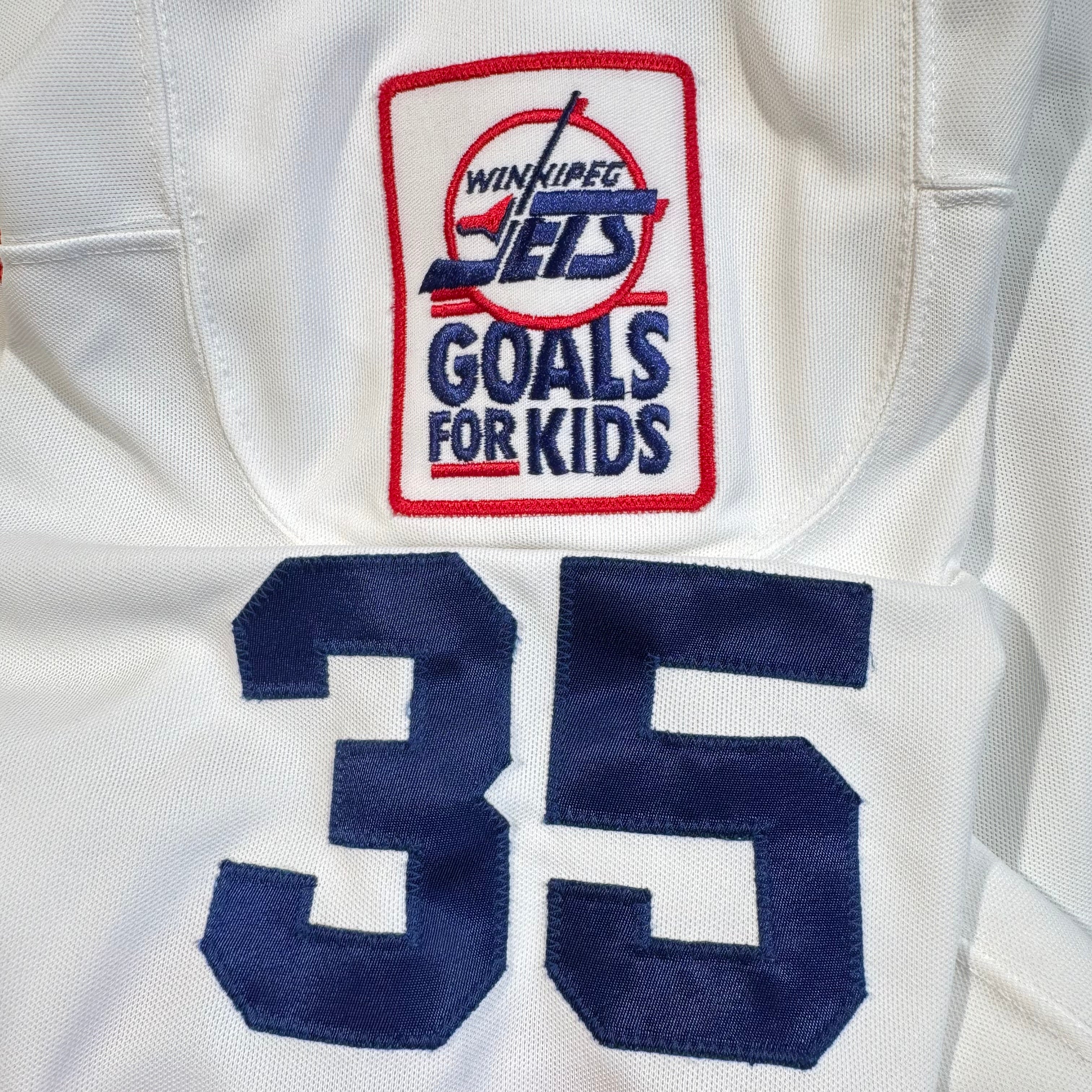 Nikolai Khabibulin Winnipeg Jets Vintage CCM Authentic MIC NHL Jersey Size 54