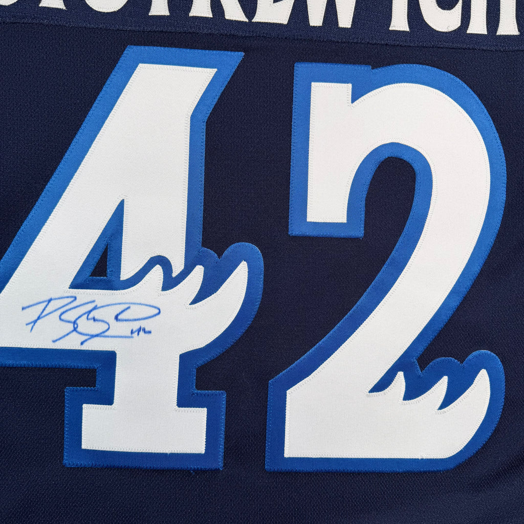 Peter Stoykewych Manitoba Moose Signed AHL CCM Hockey Jersey - Large