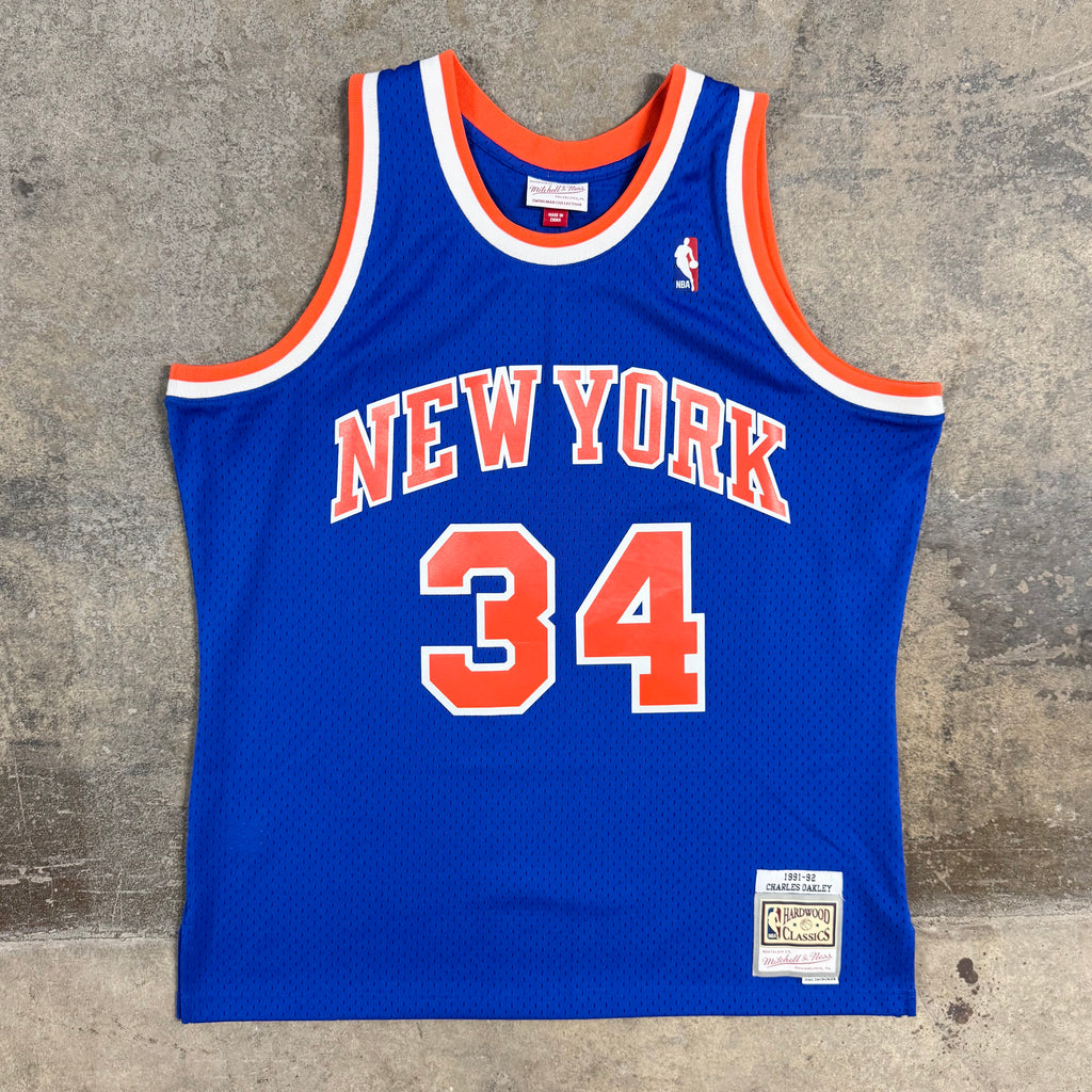 Charles Oakley New York Knicks Mitchell & Ness NBA Jersey Size XL