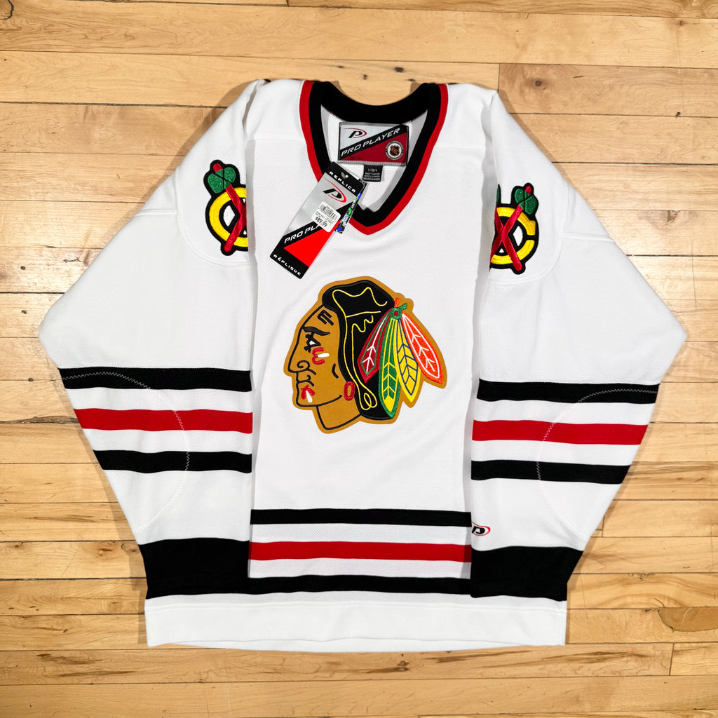 Chicago Blackhawks Vintage Pro Player NHL Hockey Jersey Size Large NEW