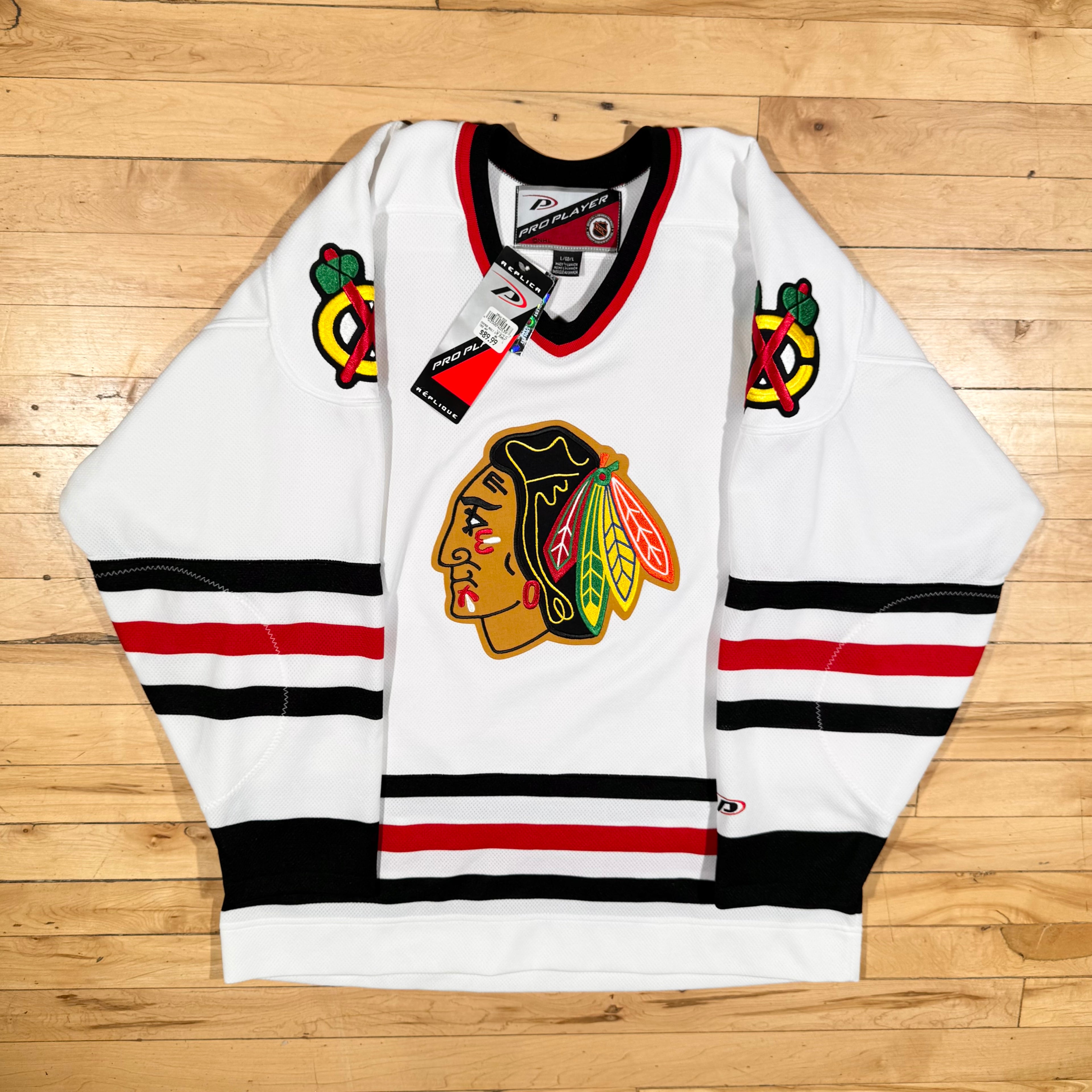 Chicago Blackhawks Vintage Pro Player NHL Hockey Jersey Size Large NEW