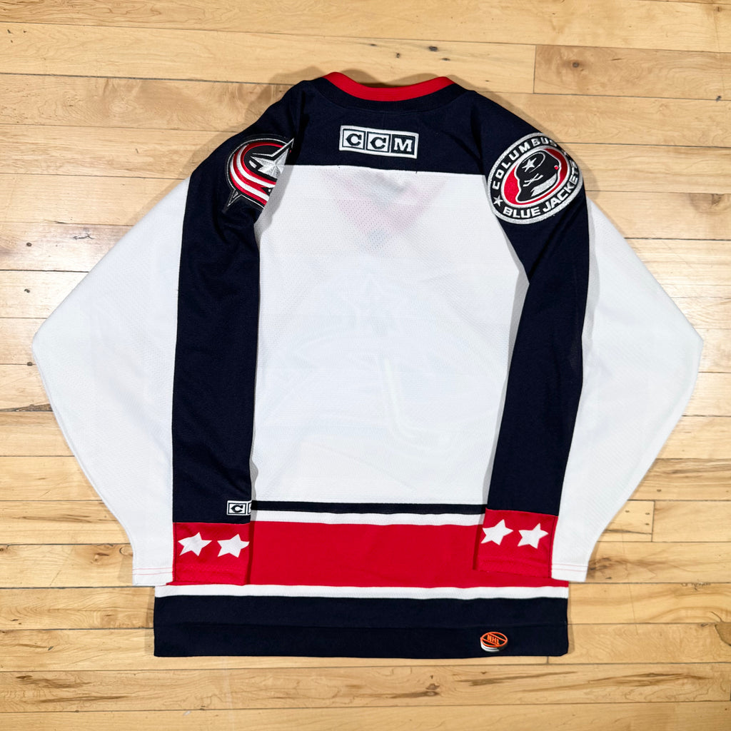 Columbus Blue Jackets Vintage CCM NHL Hockey Jersey Size Small