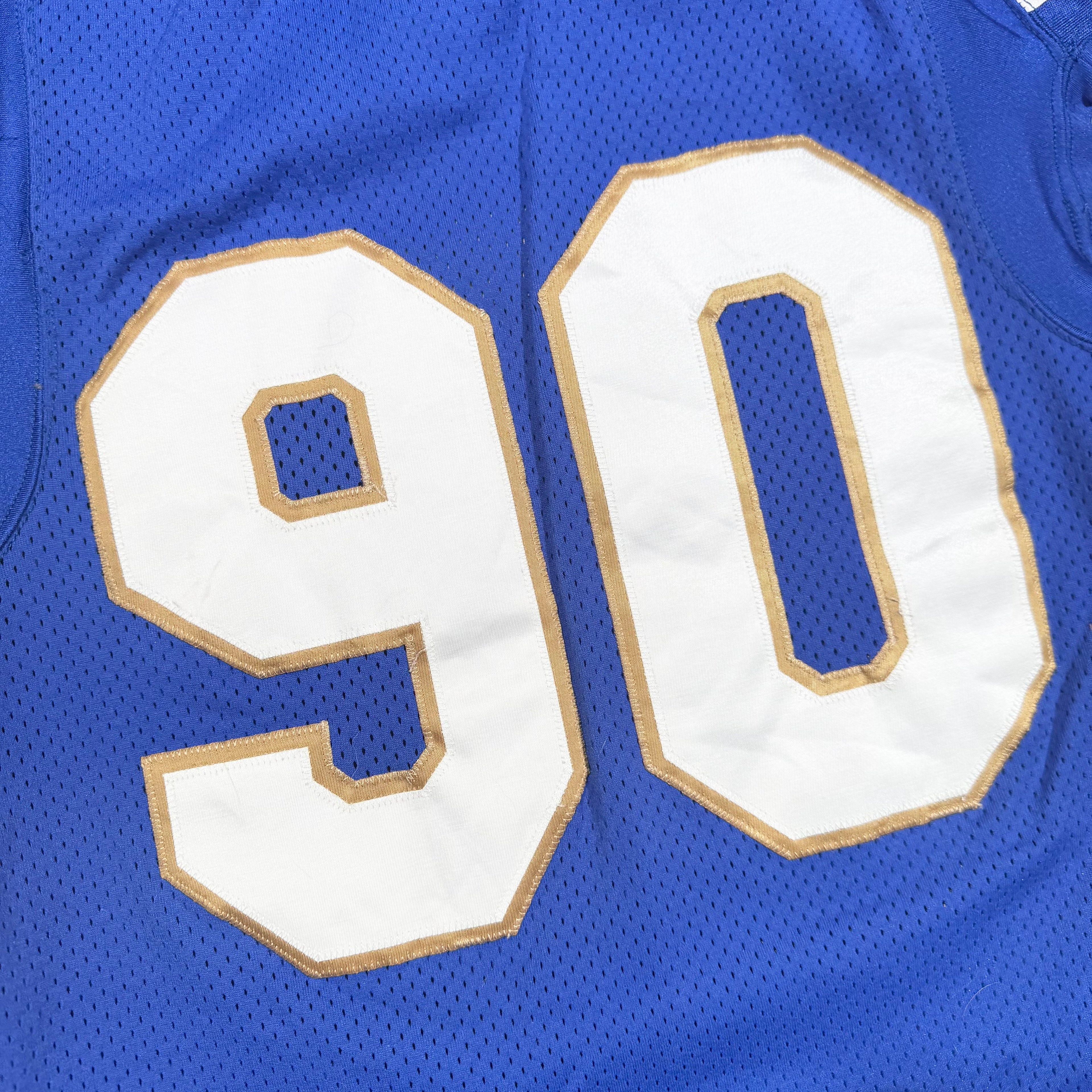 Alex McCalister Winnipeg Blue Bombers 2018 Game Worn Adidas CFL Jersey Size 44