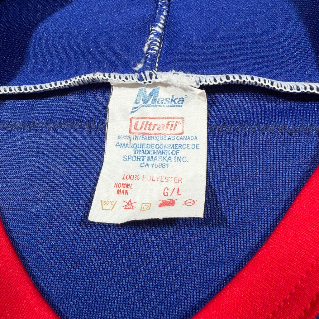 Ed Olczyk Winnipeg Jets Vintage CCM NHL Jersey - Large