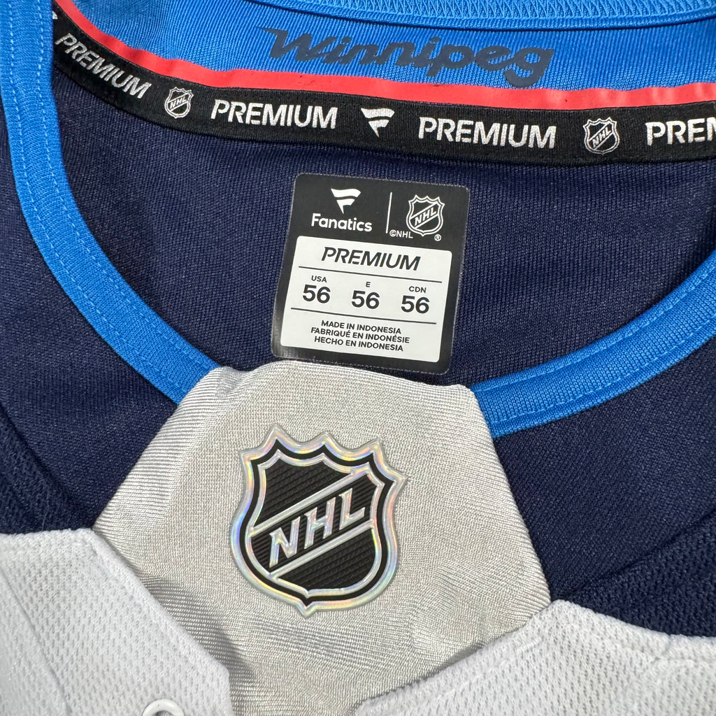 Adam Lowry Winnipeg Jets Fanatics Premium NHL Hockey Jersey Size 52 Large