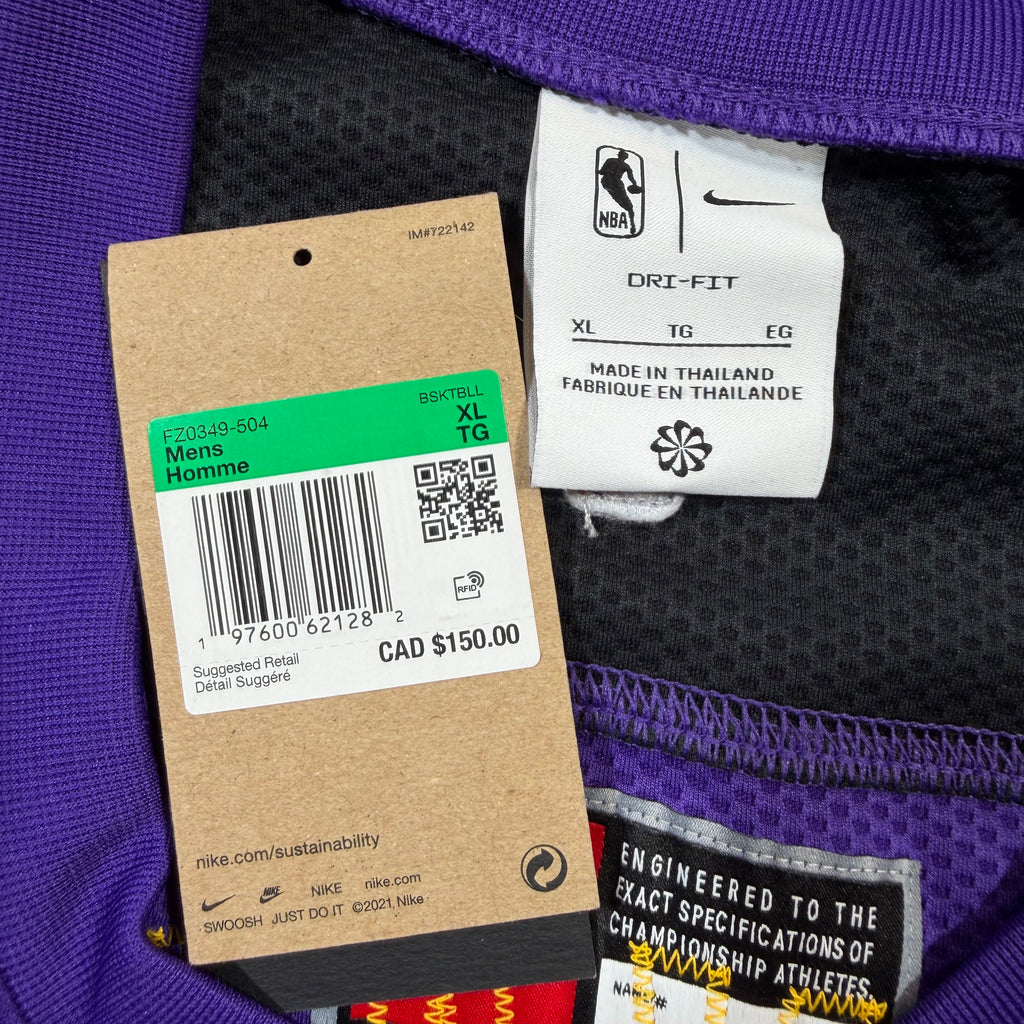Kobe Bryant Los Angeles Lakers 2024/25 City Hockey NBA Nike Jersey - XL