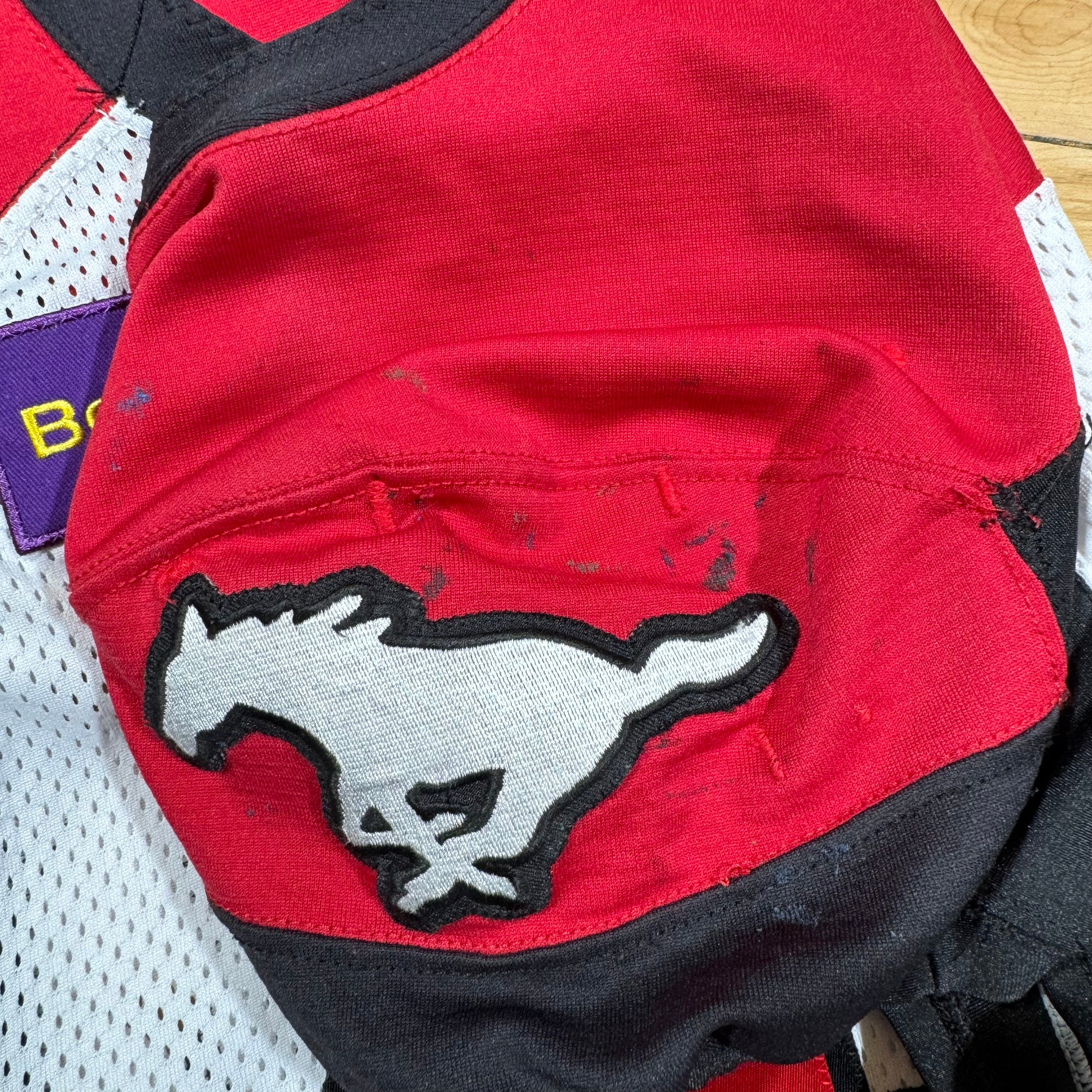 Mike Rose Calgary Stampeders 2022 Game Worn Autographed CFL Adidas Jersey