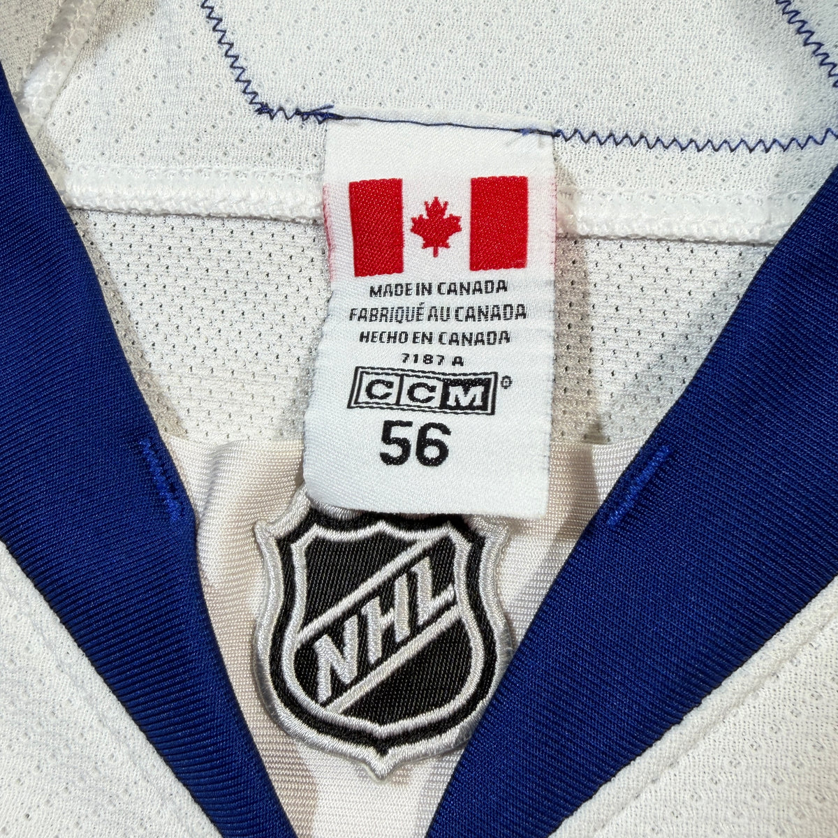 Lee Stempniaks Toronto Maple Leafs 2009/10 Game Worn Reebok NHL Jersey
