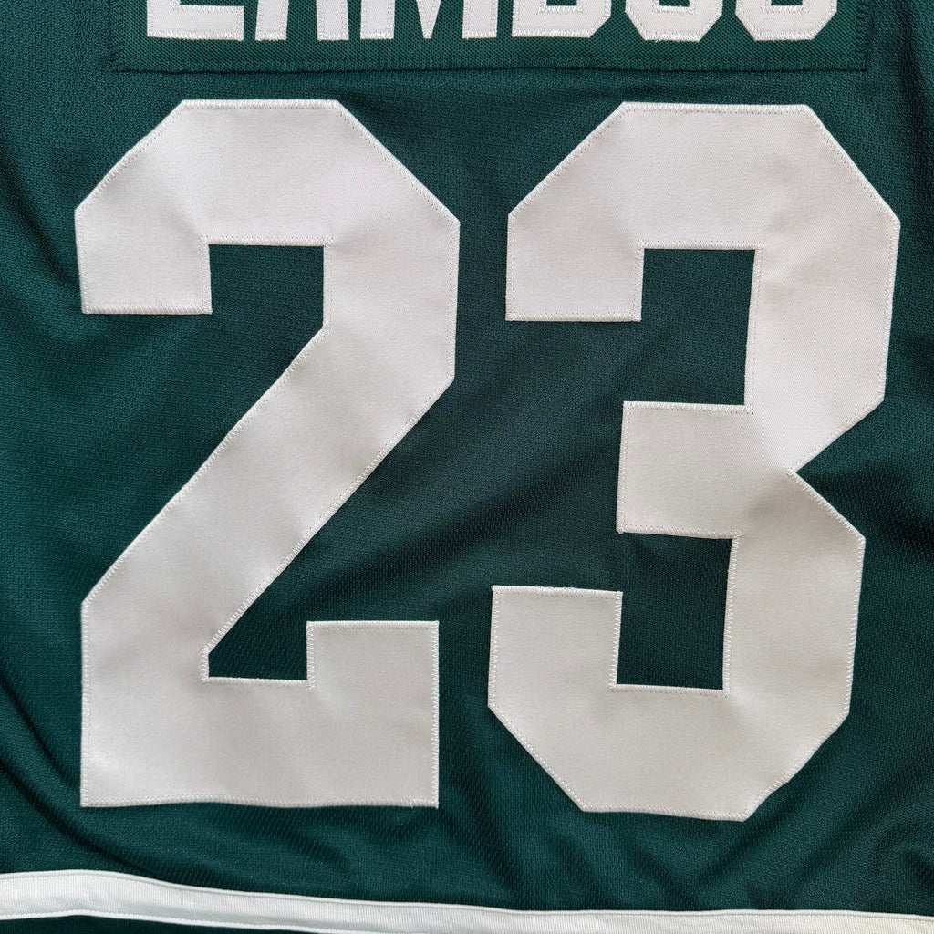 Carson Lambos Iowa Wild CCM AHL Hockey Jersey - Large