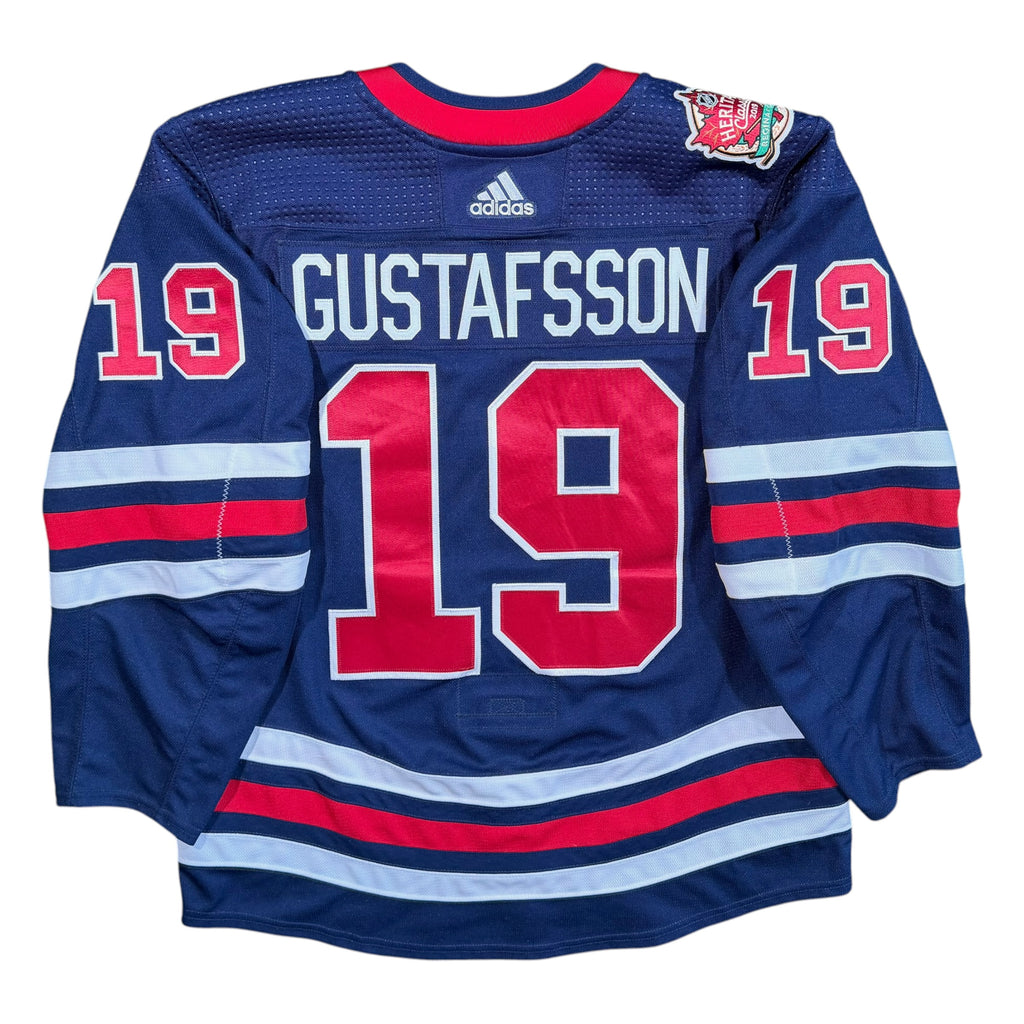 David Gustafsson Winnipeg Jets 2019 Heritage Classic Adidas MIC Jersey - 54/XL