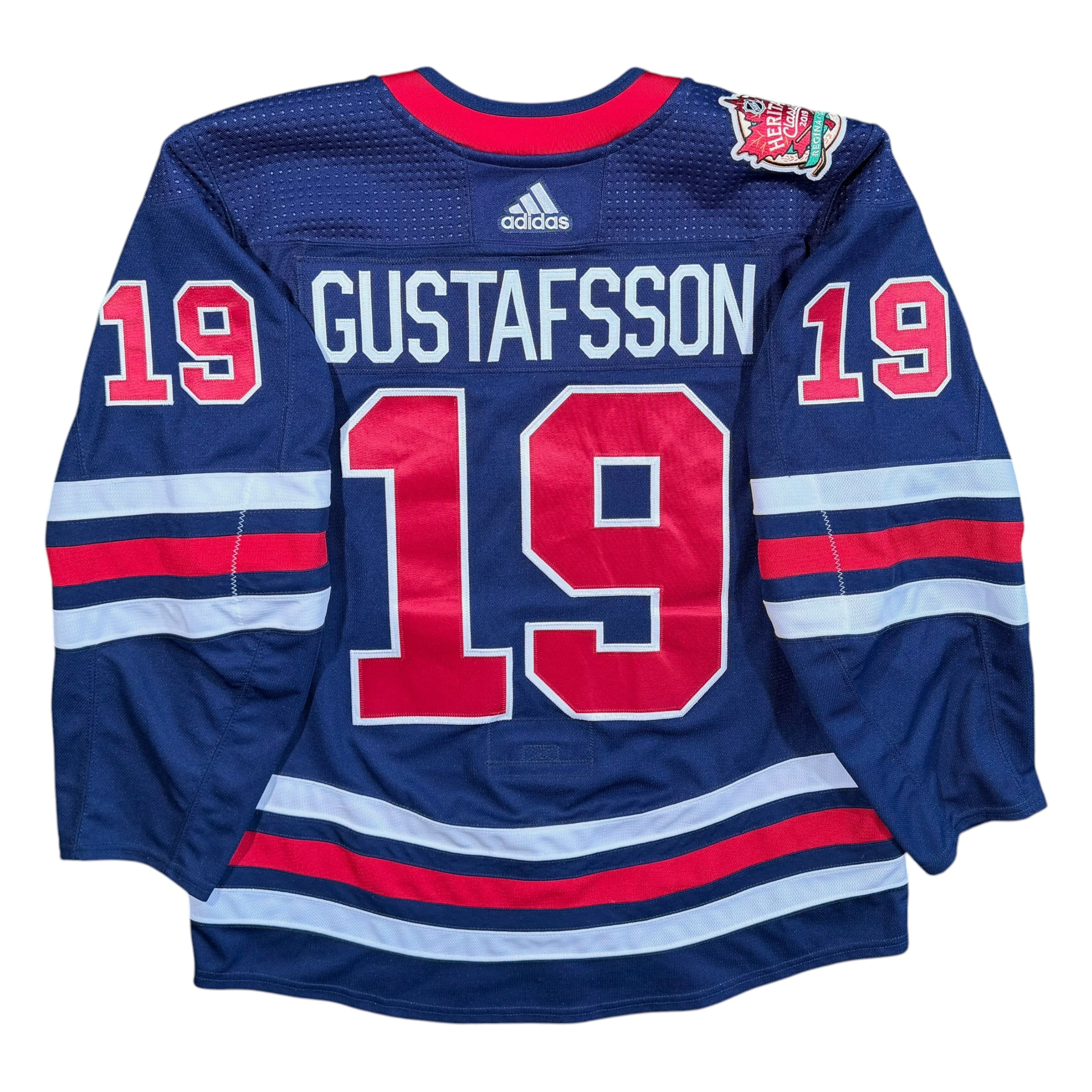 David Gustafsson Winnipeg Jets 2019 Heritage Classic Adidas MIC Jersey - 54/XL