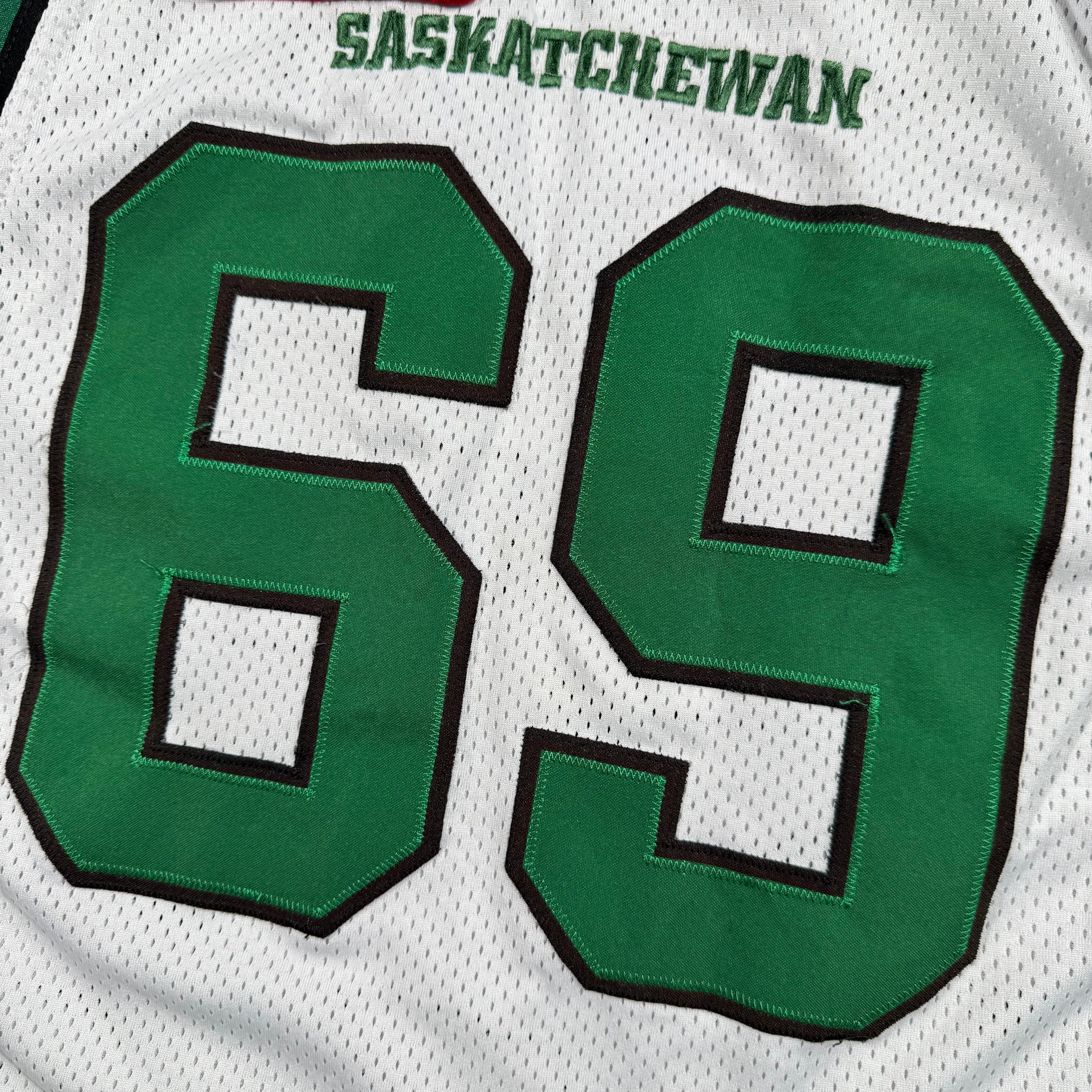 Corey Watman Saskatchewan Roughriders 2015 Game Worn CFL Reebok Jersey