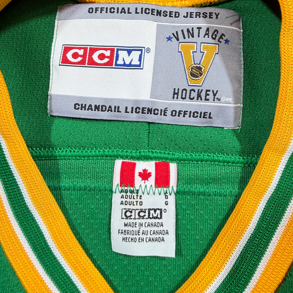Mike Modano Minnesota North Stars Vintage CCM NHL Jersey - Large