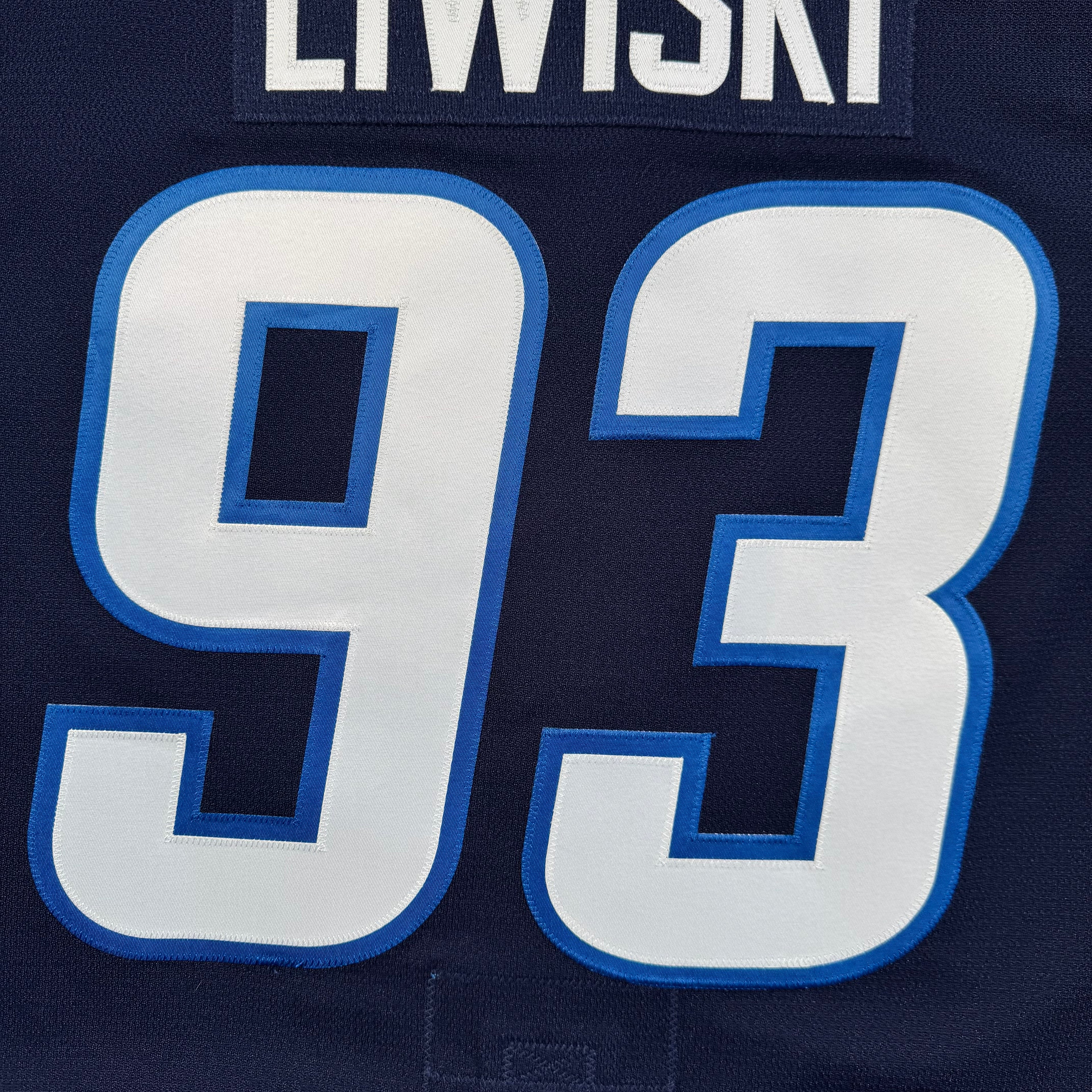 Mark Liwiski Winnipeg Jets 2022/23 Game Worn/Issued NHL Adidas Jersey