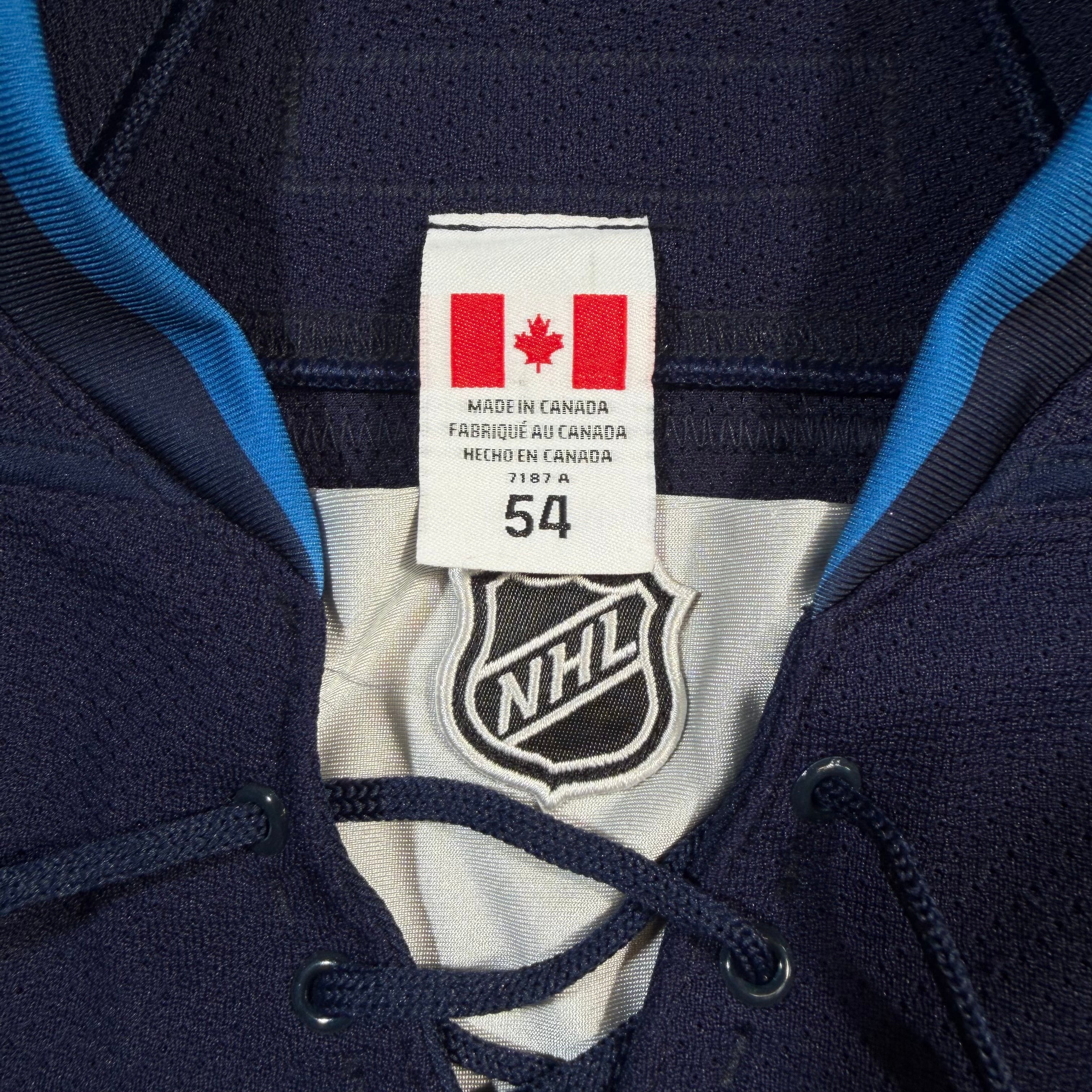 Andrew Ladd Winnipeg Jets Team Issued Reebok MIC NHL Jersey - 54/XL