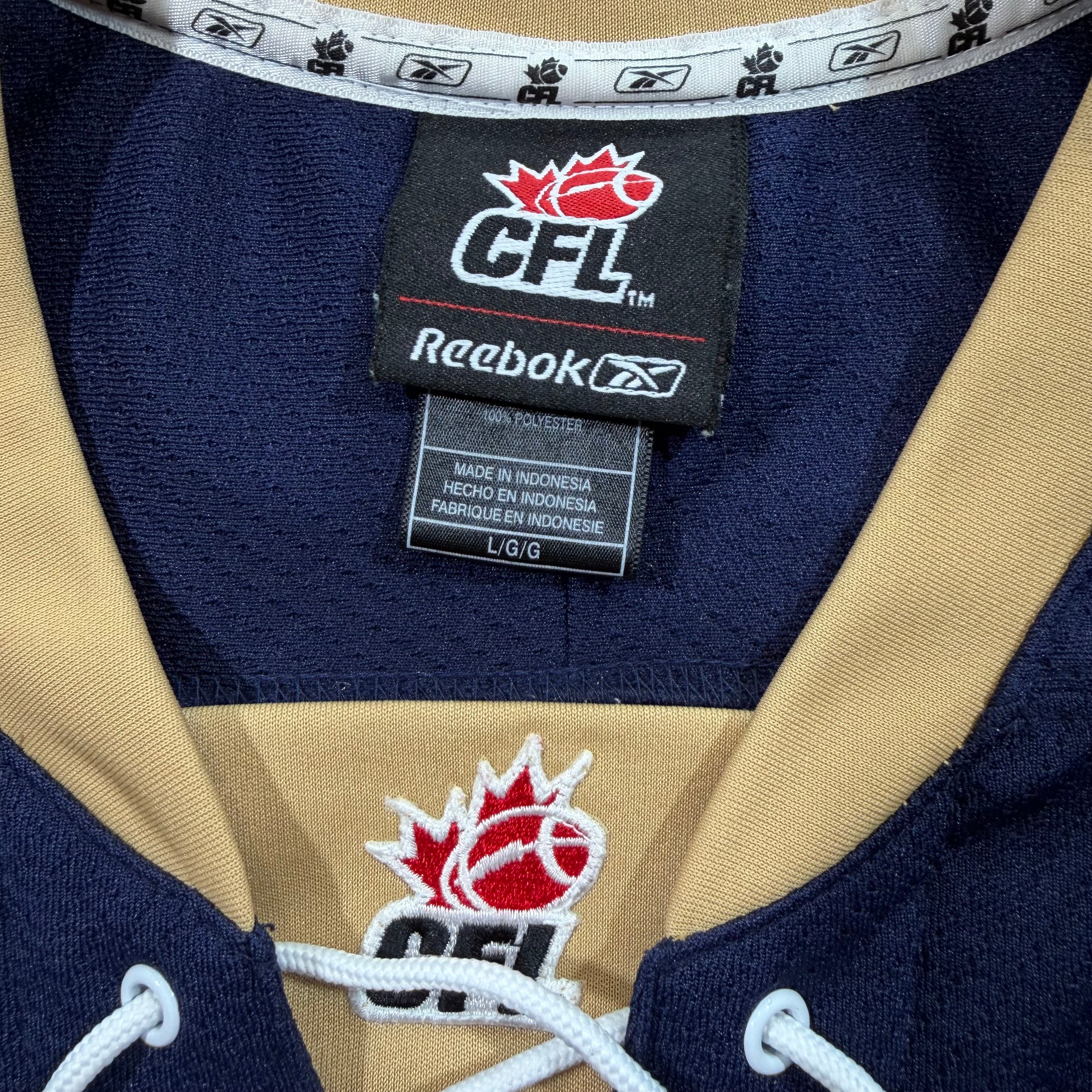 Milt Stegall Winnipeg Blue Bombers Vintage Hockey Reebok CFL Jersey - Large